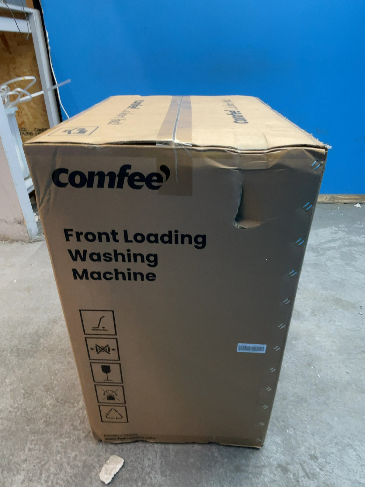 #GRC-169-064 - Comfee 7kg 1200rpm Washing Machine – Steam Wash & 15 Min Quick Cycle, White