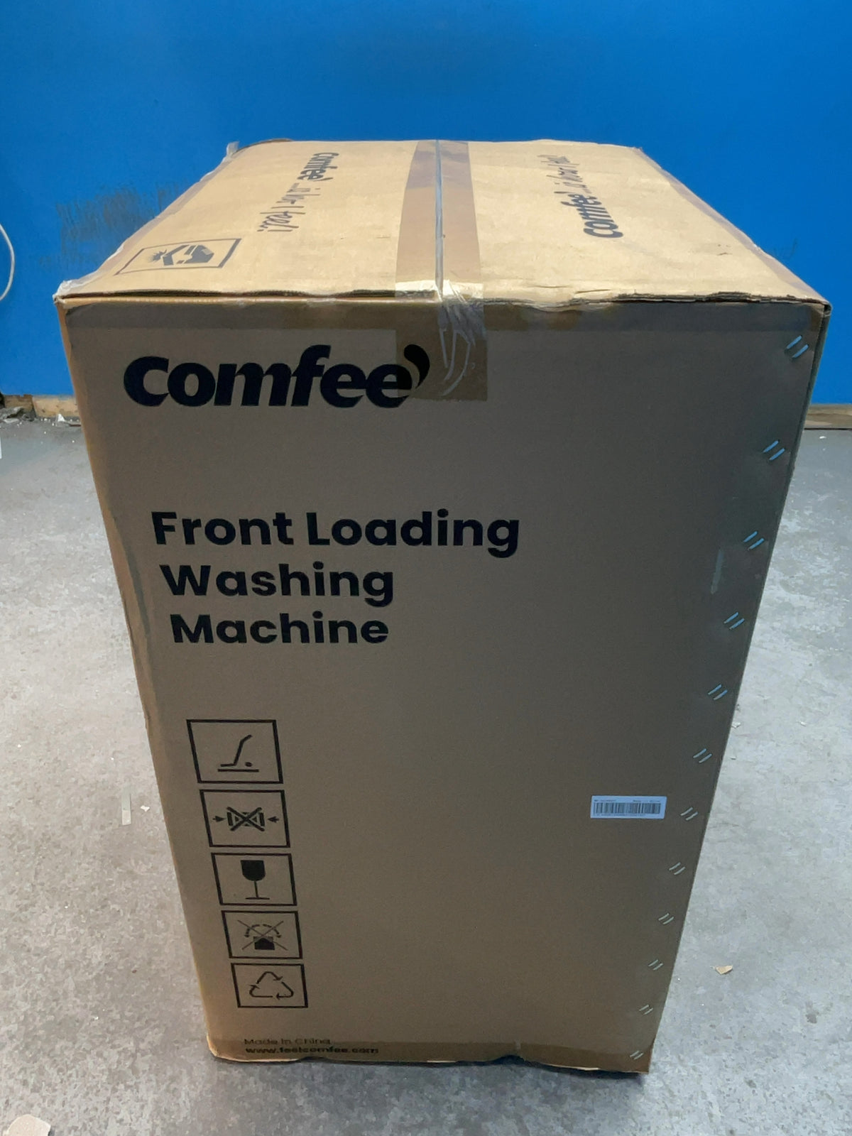 #GRC-169-065 - Comfee 7kg 1200rpm Washing Machine – Steam Wash & 15 Min Quick Cycle, White