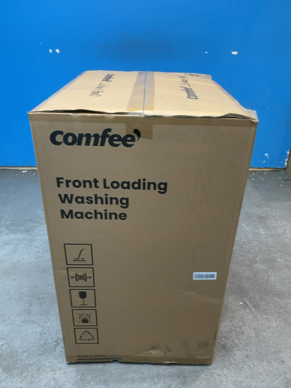 #GRC-169-065 - Comfee 7kg 1200rpm Washing Machine – Steam Wash & 15 Min Quick Cycle, White