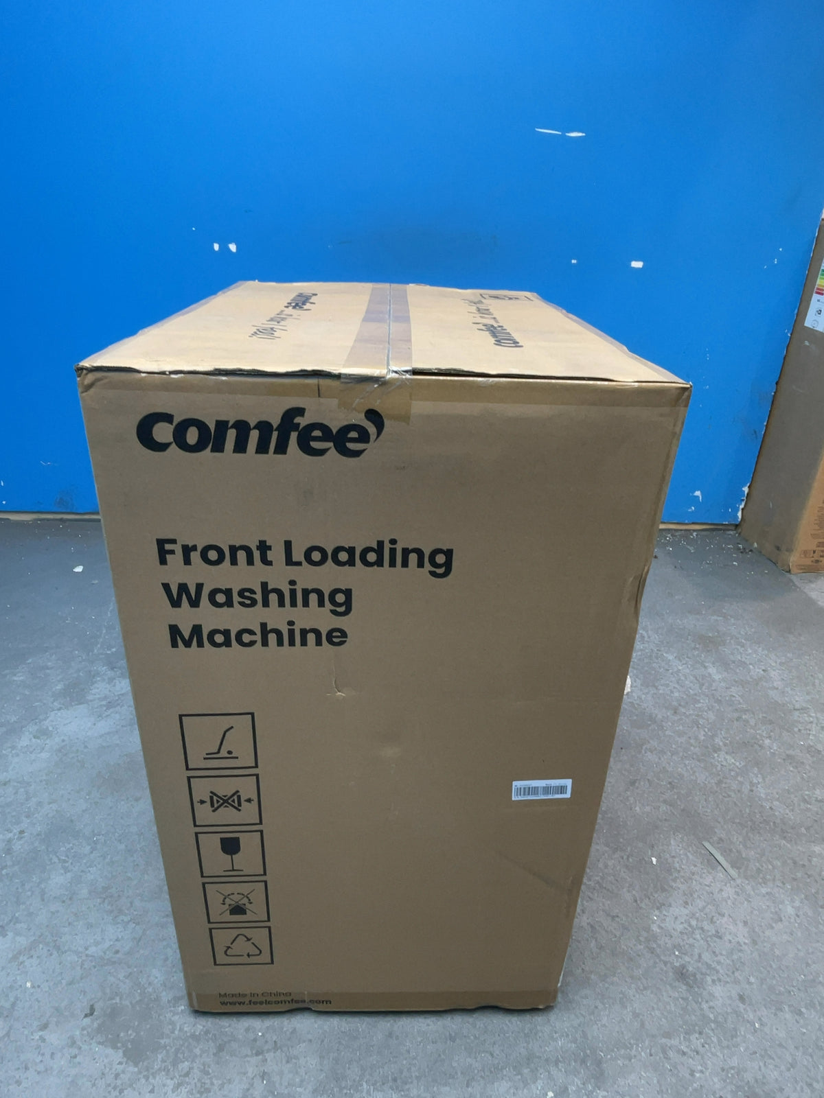 #GRC-169-066 - Comfee 7kg 1200rpm Washing Machine – Steam Wash & 15 Min Quick Cycle, White