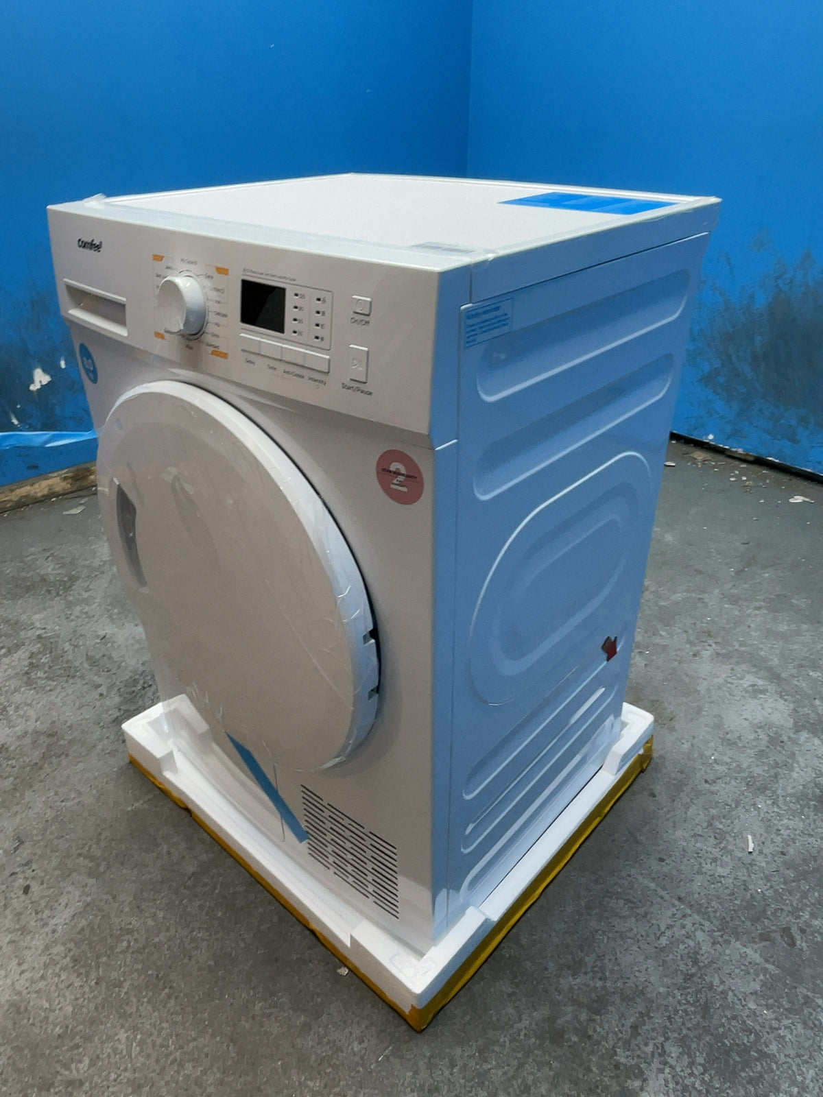 #GRC-169-260 - Comfee 8kg Heat Pump Tumble Dryer – 16 Programmes, Auto Dry Sensor, Anti-Crease, White