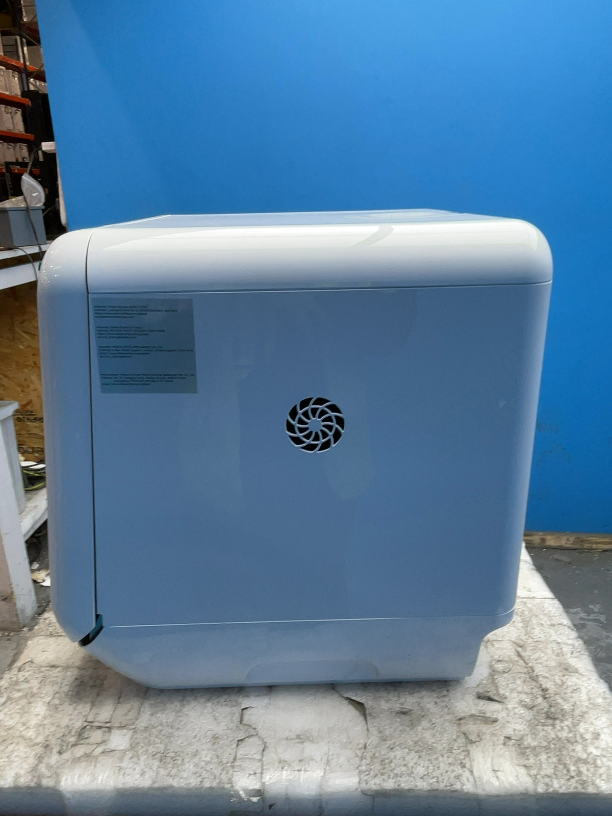 #GRC-169-262 - Comfee Mini Table Top Dishwasher – 5L Water Tank, No Plumbing, 98°C Steam Wash, White