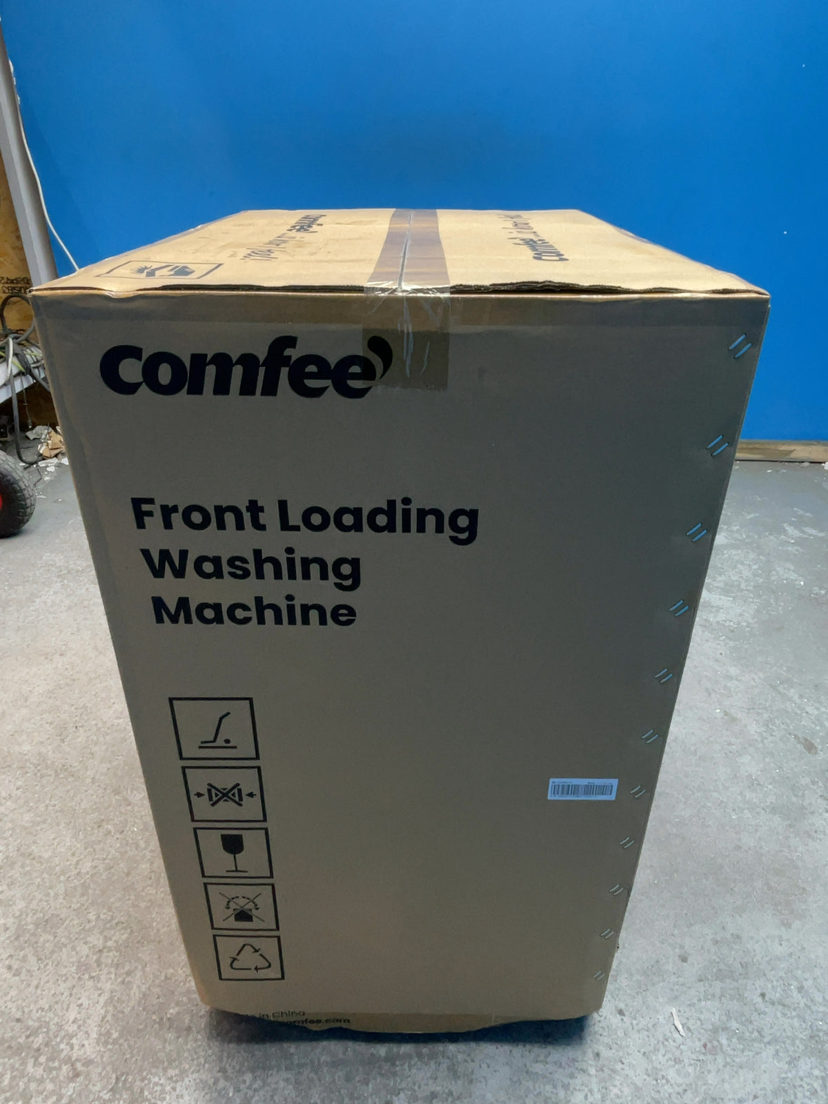 #GRC-169-268 - Comfee 7kg 1200rpm Washing Machine – Steam Wash & 15 Min Quick Cycle, White
