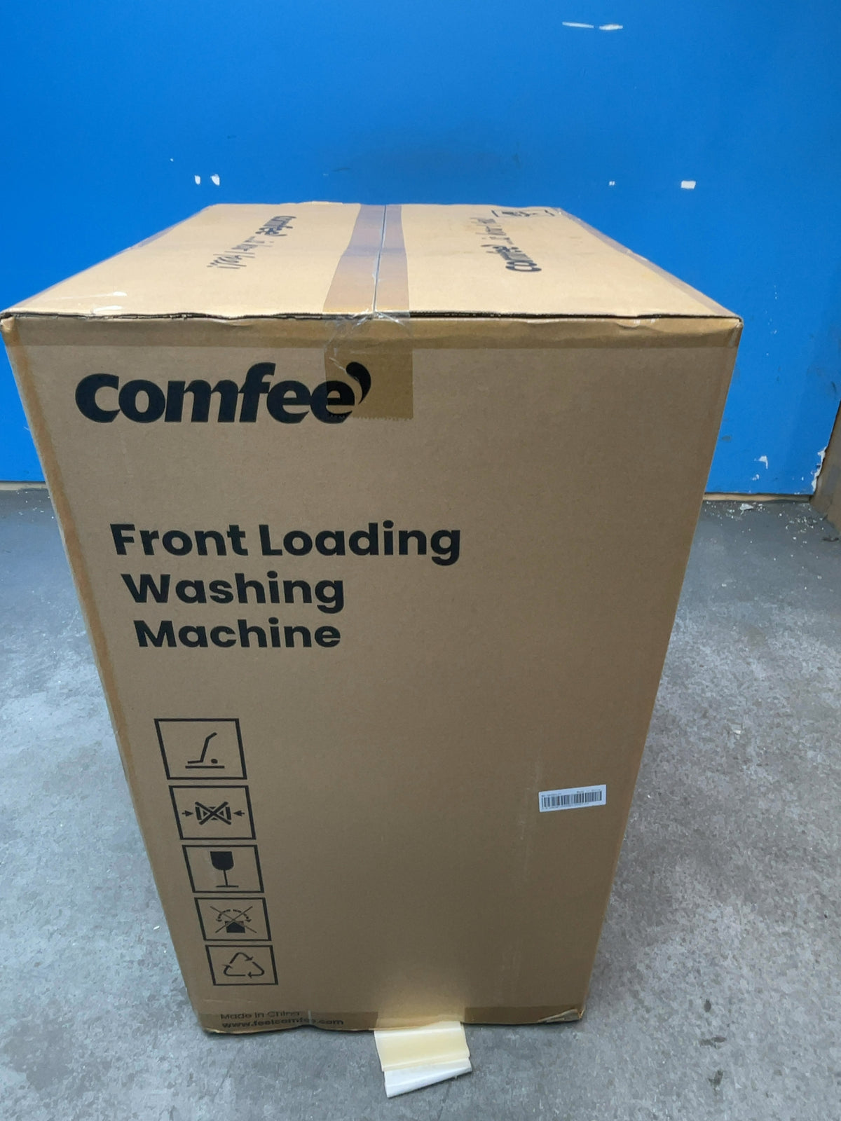 #GRC-169-268 - Comfee 7kg 1200rpm Washing Machine – Steam Wash & 15 Min Quick Cycle, White