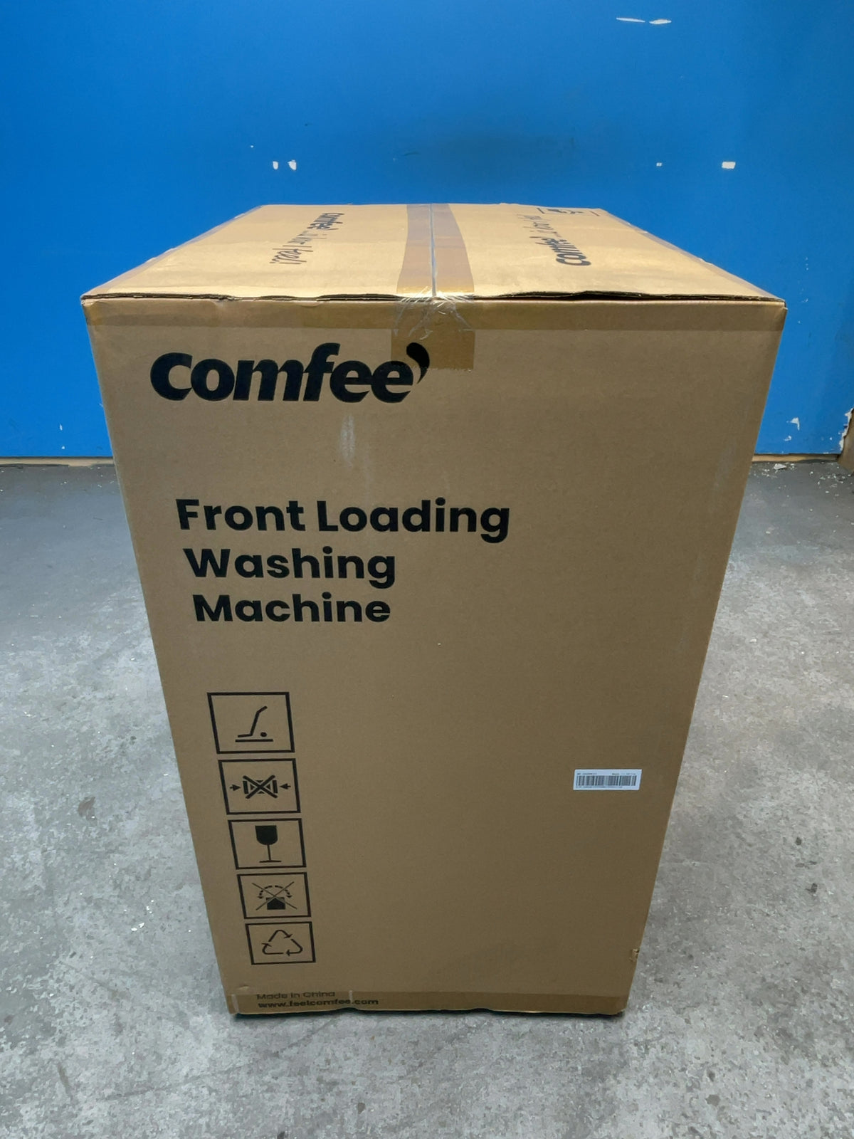 #GRC-169-270 - Comfee 7kg 1200rpm Washing Machine – Steam Wash & 15 Min Quick Cycle, White
