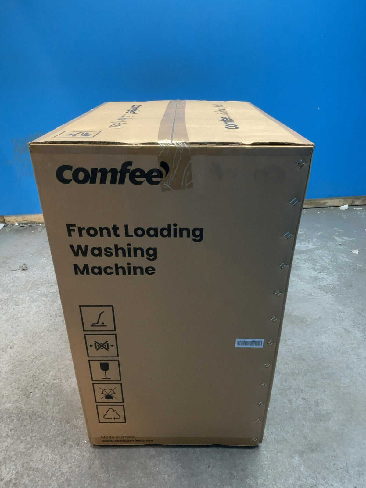 #GRC-169-277 - Comfee 7kg 1200rpm Washing Machine – Steam Wash & 15 Min Quick Cycle, White