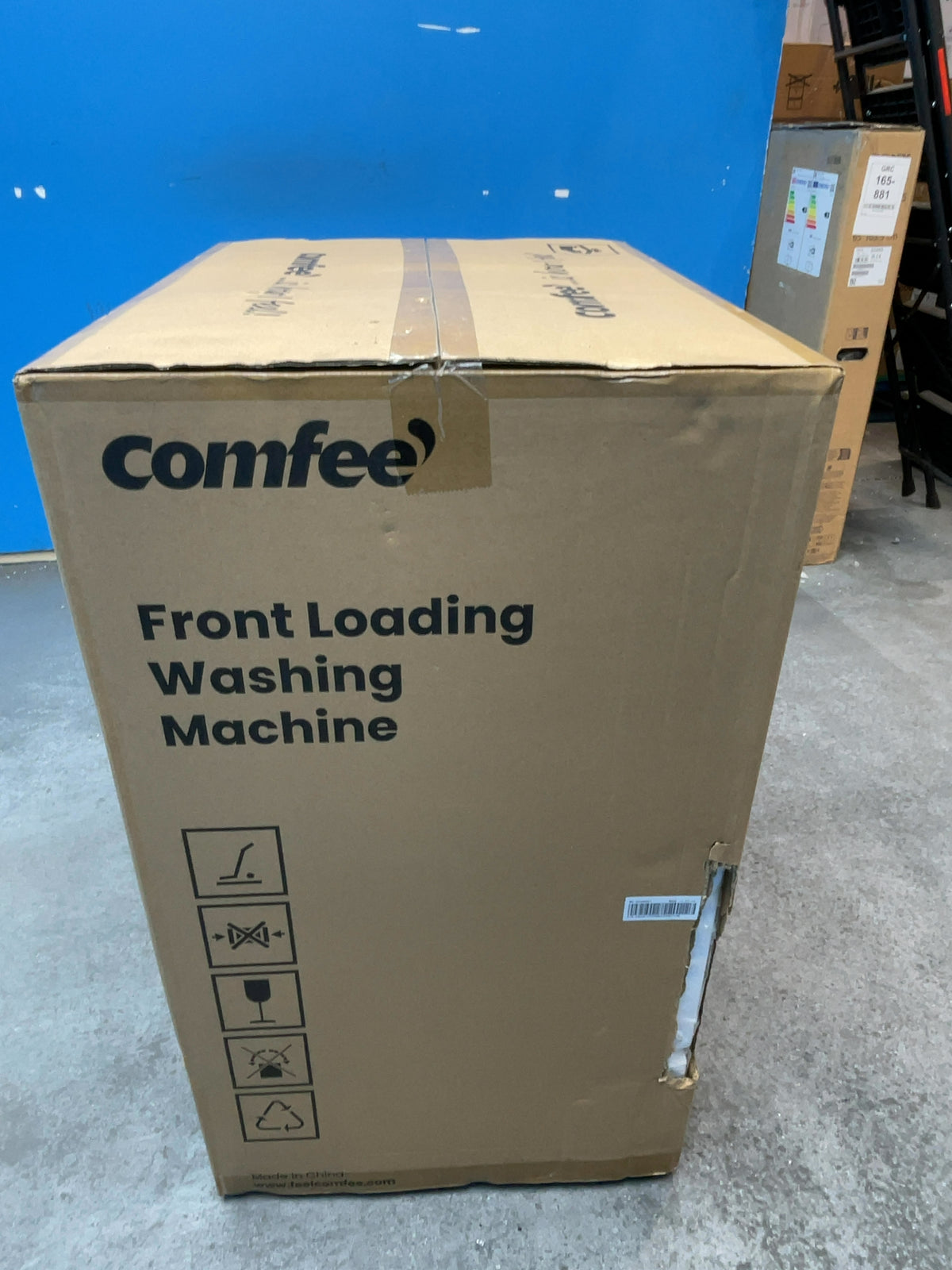 #GRC-169-277 - Comfee 7kg 1200rpm Washing Machine – Steam Wash & 15 Min Quick Cycle, White