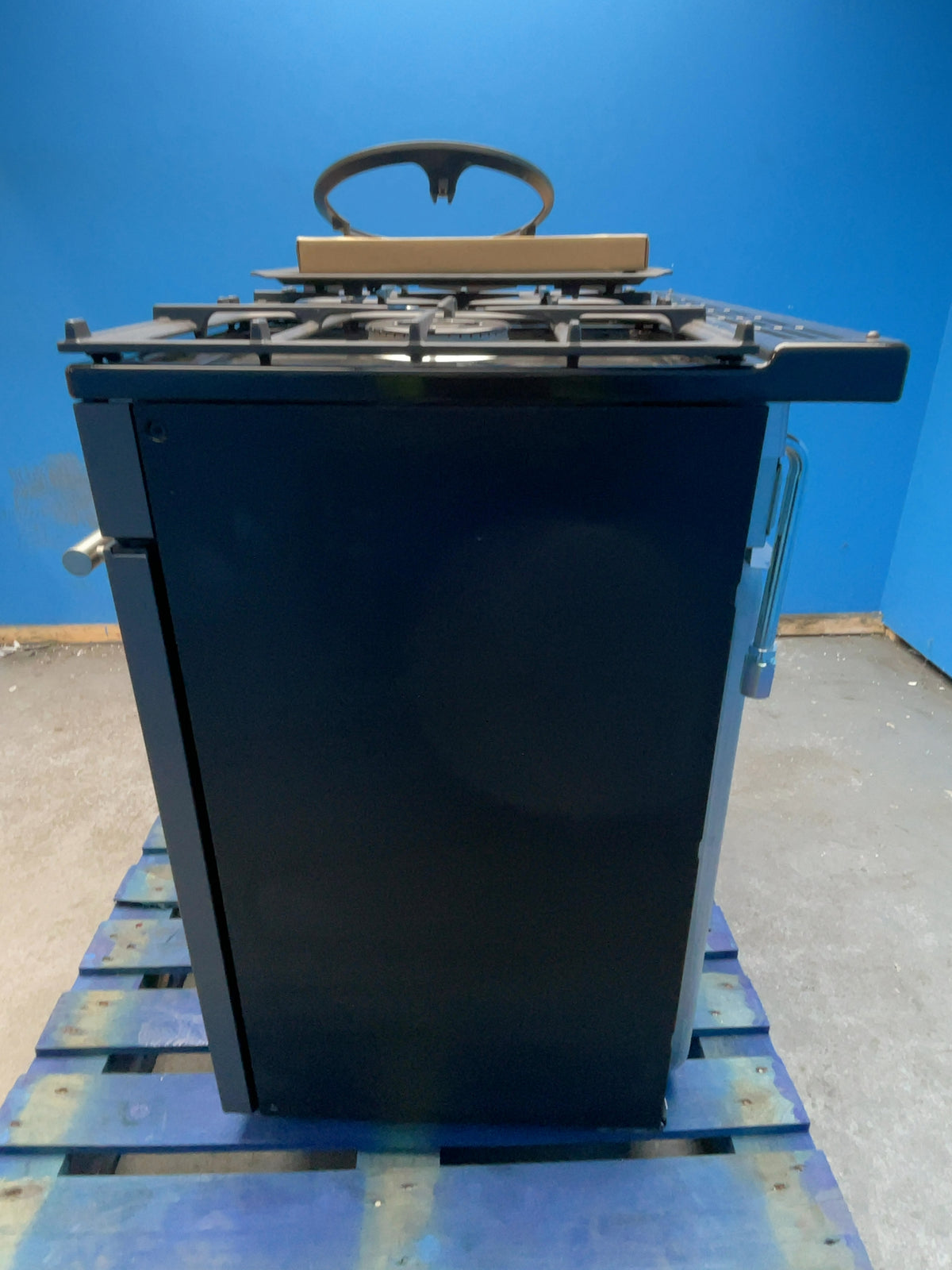 #GRC-169-611 - Rangemaster Longstock Deluxe 90cm Dual Fuel Range Cooker – 147L Double Oven, 5 Burner Gas Hob, Slate