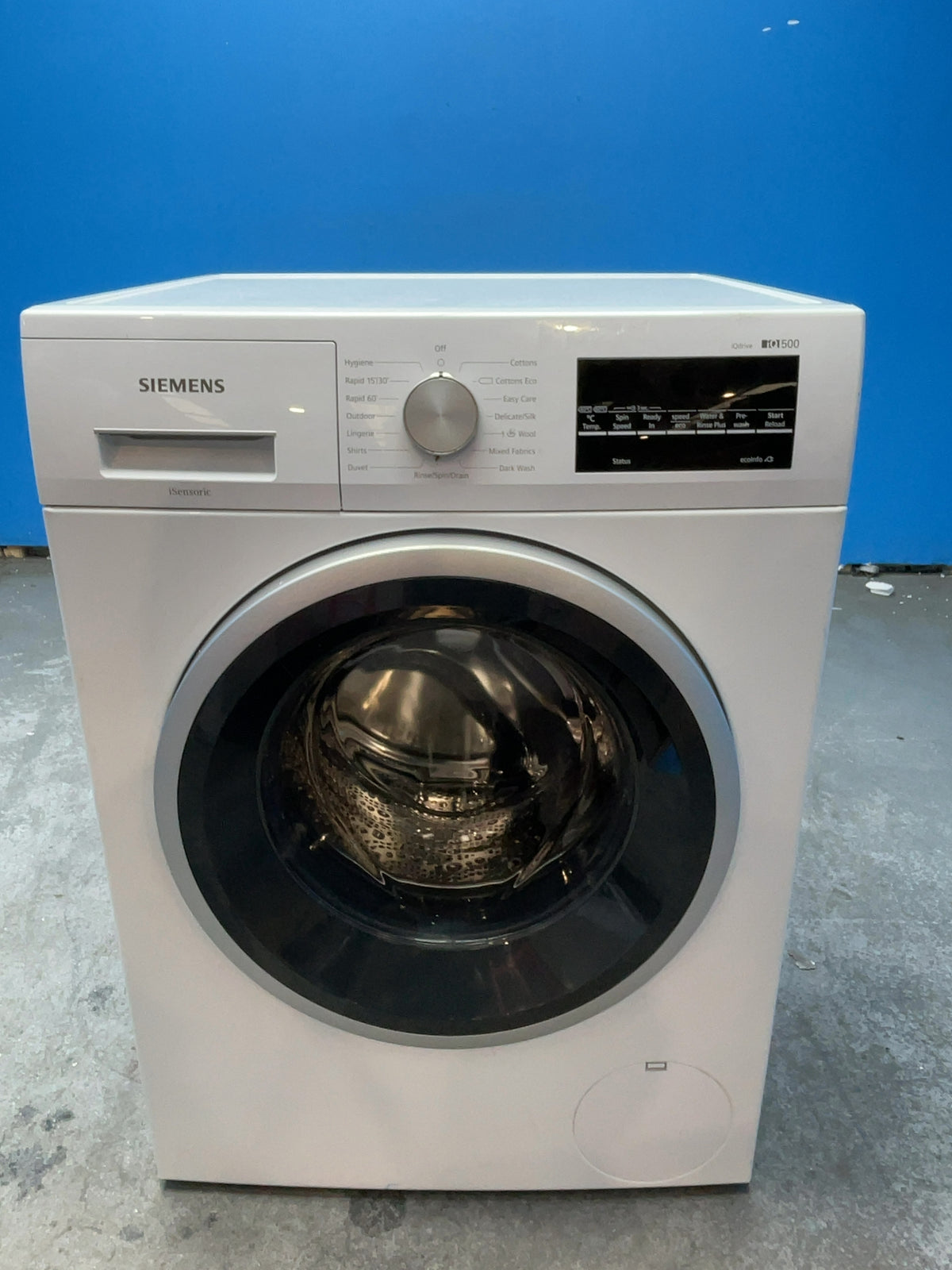 #GRC-169-614 - Siemens iQ500 8kg 1400rpm Washing Machine – iQdrive Motor, Rapid 15, White