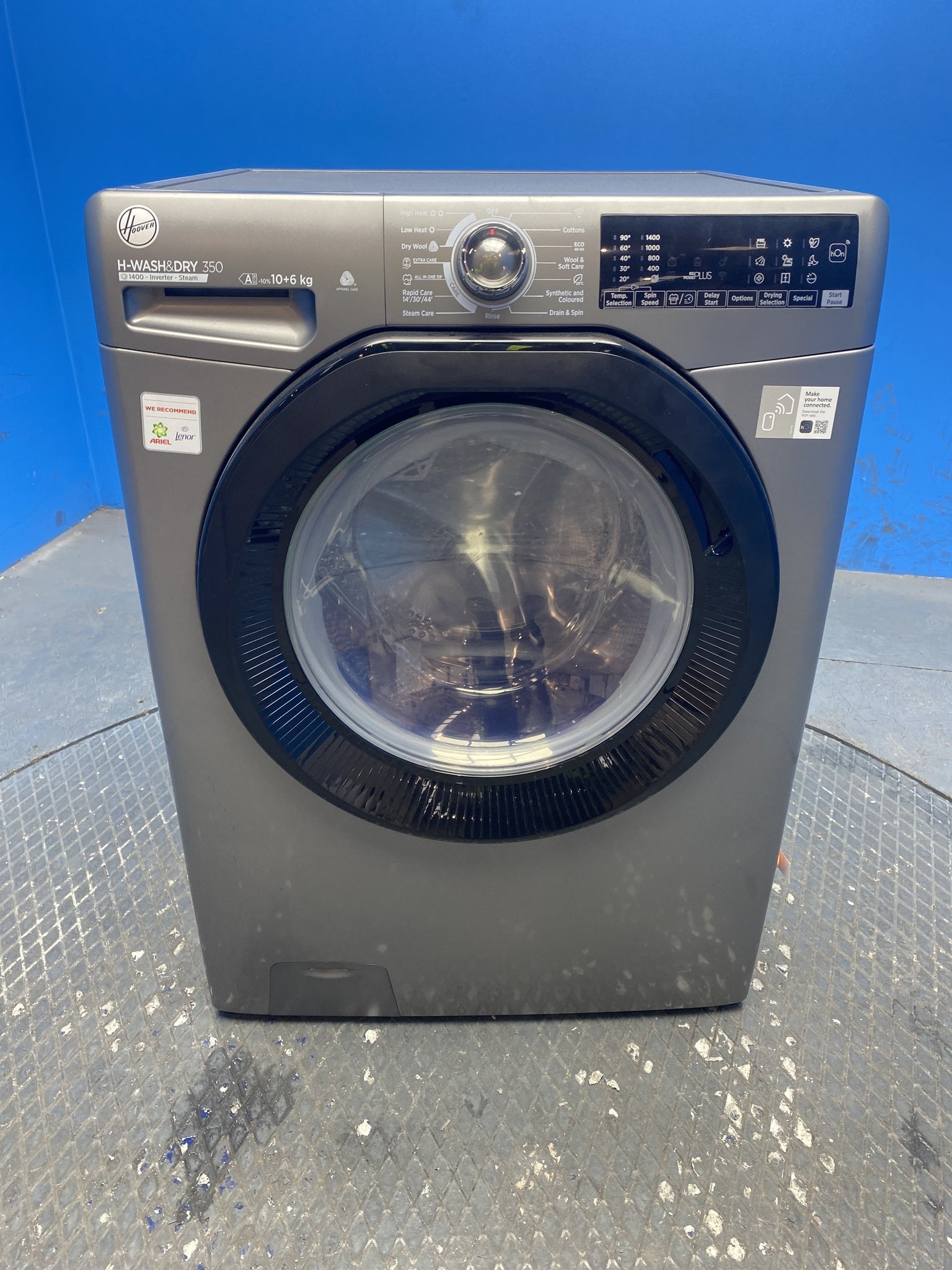 Hoover H3DPS41066TABR80 10kg / 6kg 1400 Spin Washer Dryer