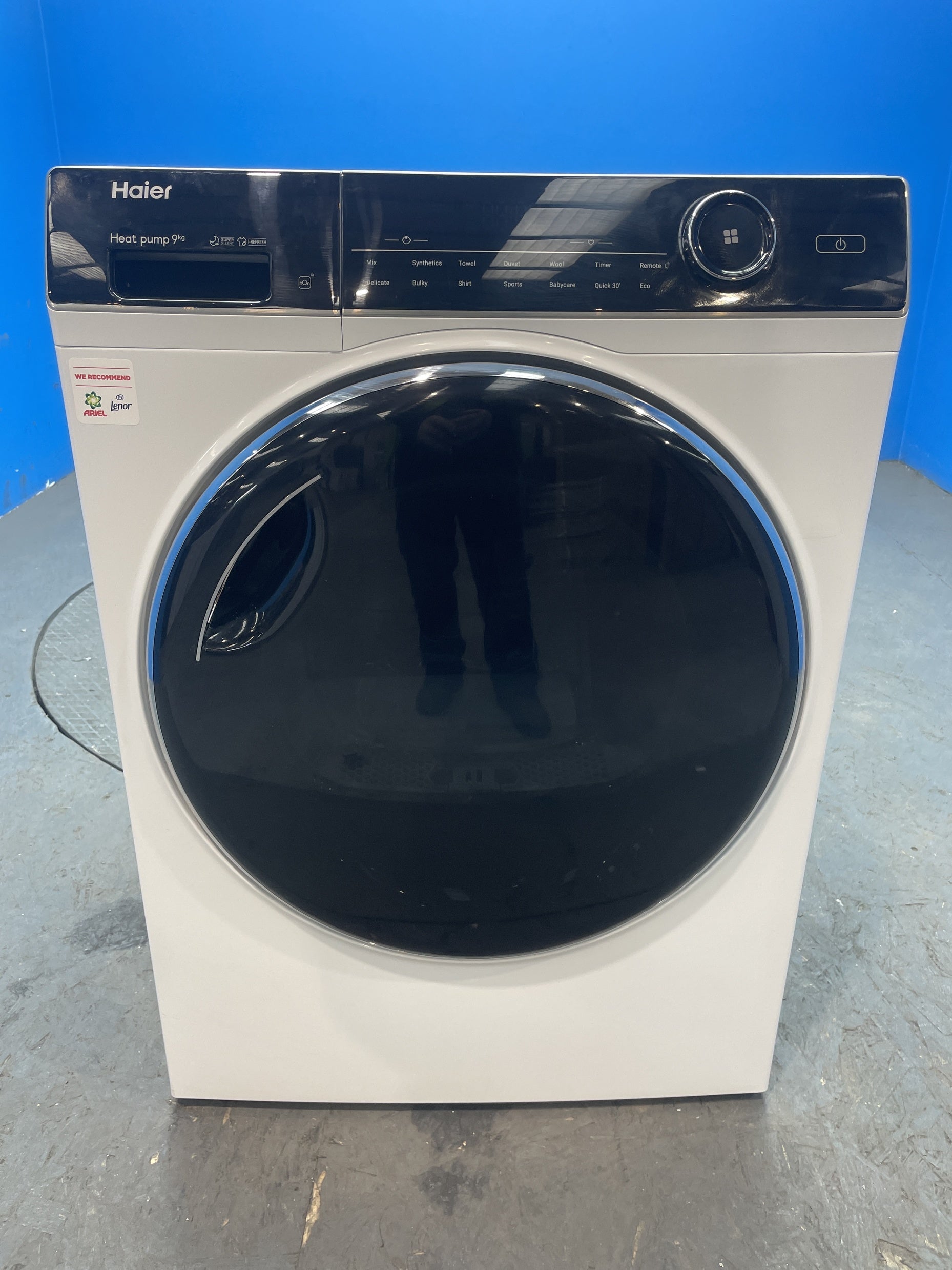 #GRC-155-096 - Haier HD90-A3Q979U1 I-Pro Series 7 Plus 9kg Heat Pump Dryer