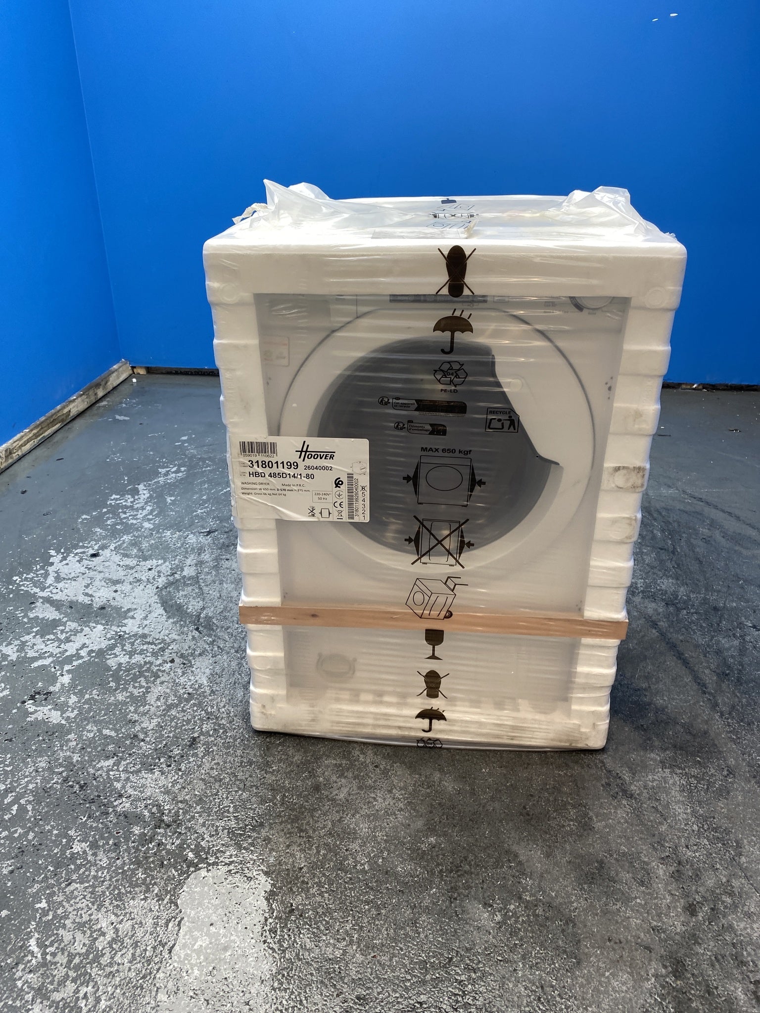 #GRC-156-418 - Hoover HBD 485D14 H-WASH 300 Integrated 8/5kg 1400rpm Washer Dryer