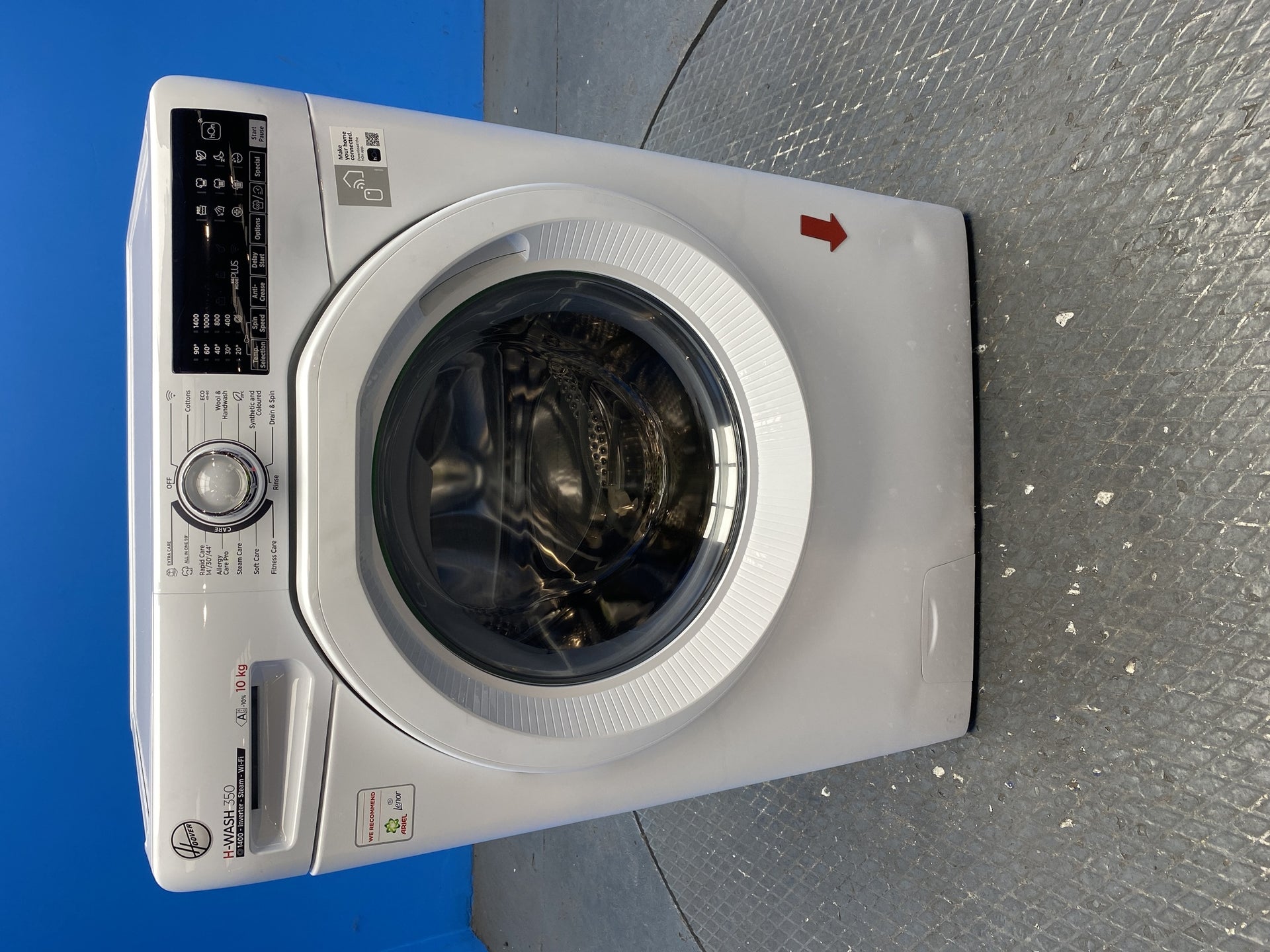 Hoover H3WPS4106TM6 10kg 1400 Spin Washing Machine