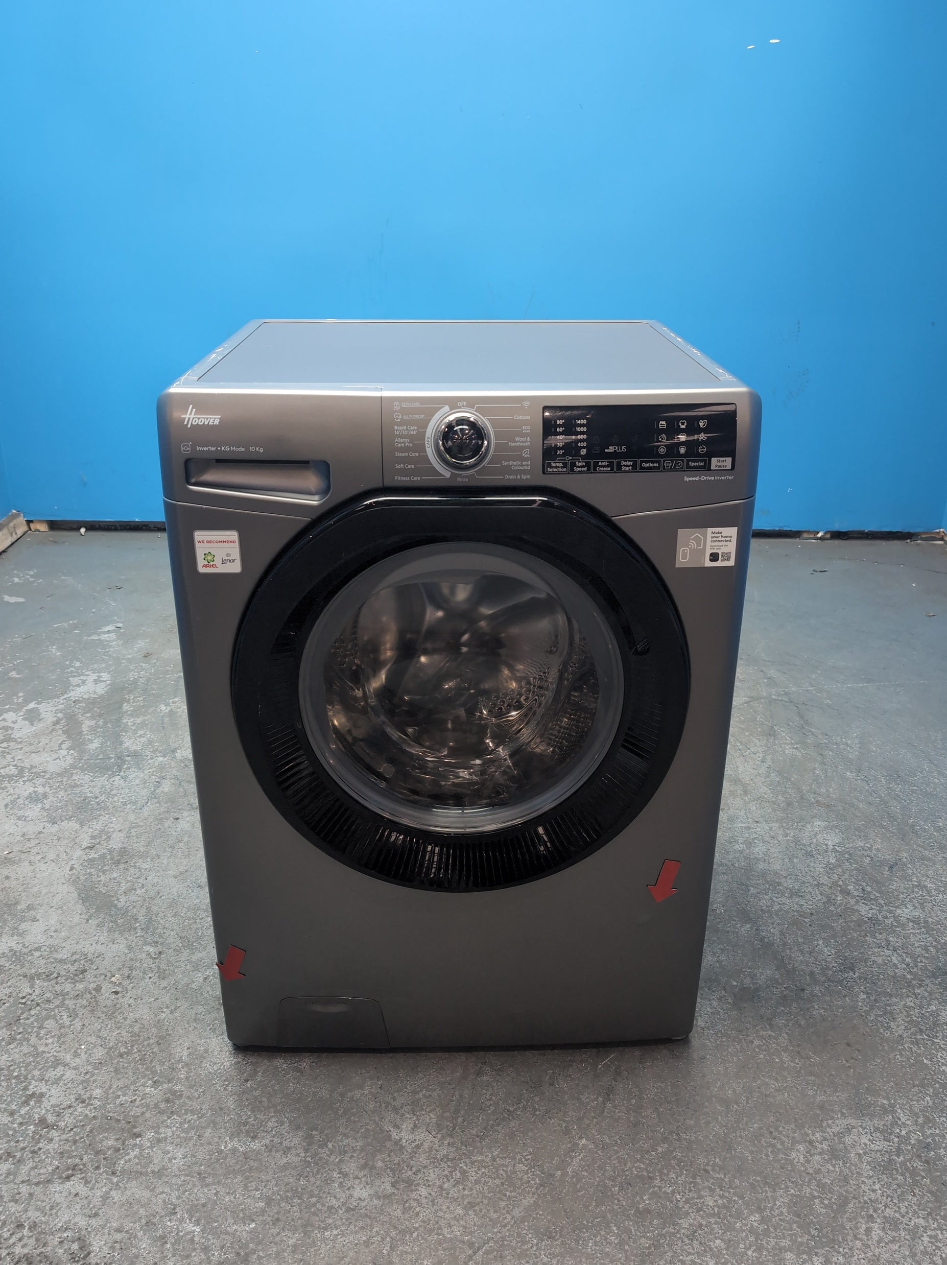 #GRC-164-375 - Hoover H-WASH 350 10kg 1400rpm Washing Machine – Eco-Power Inverter Motor