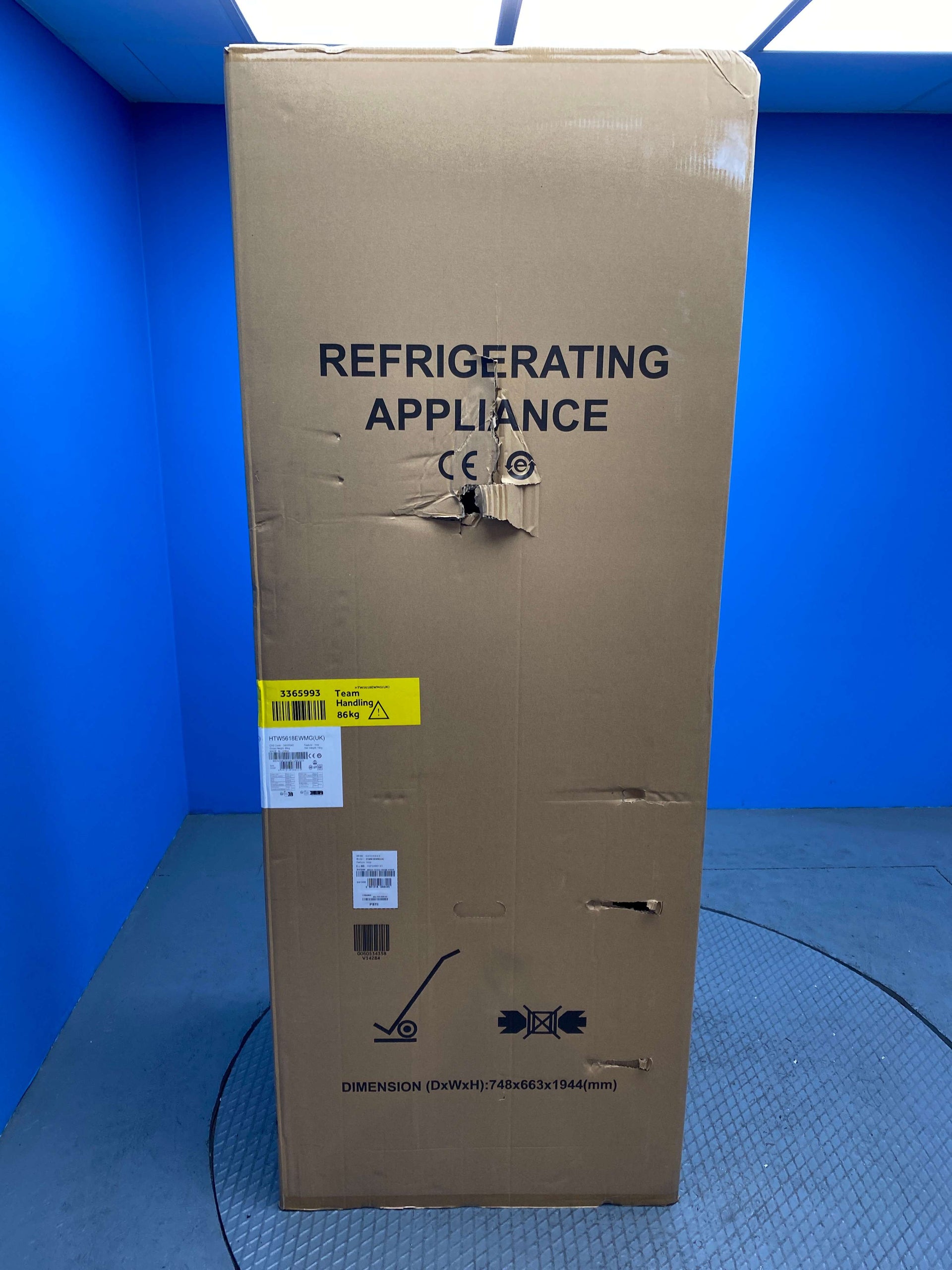 Haier HTW5618EWMG 357 Litre Combi Fridge Freezer