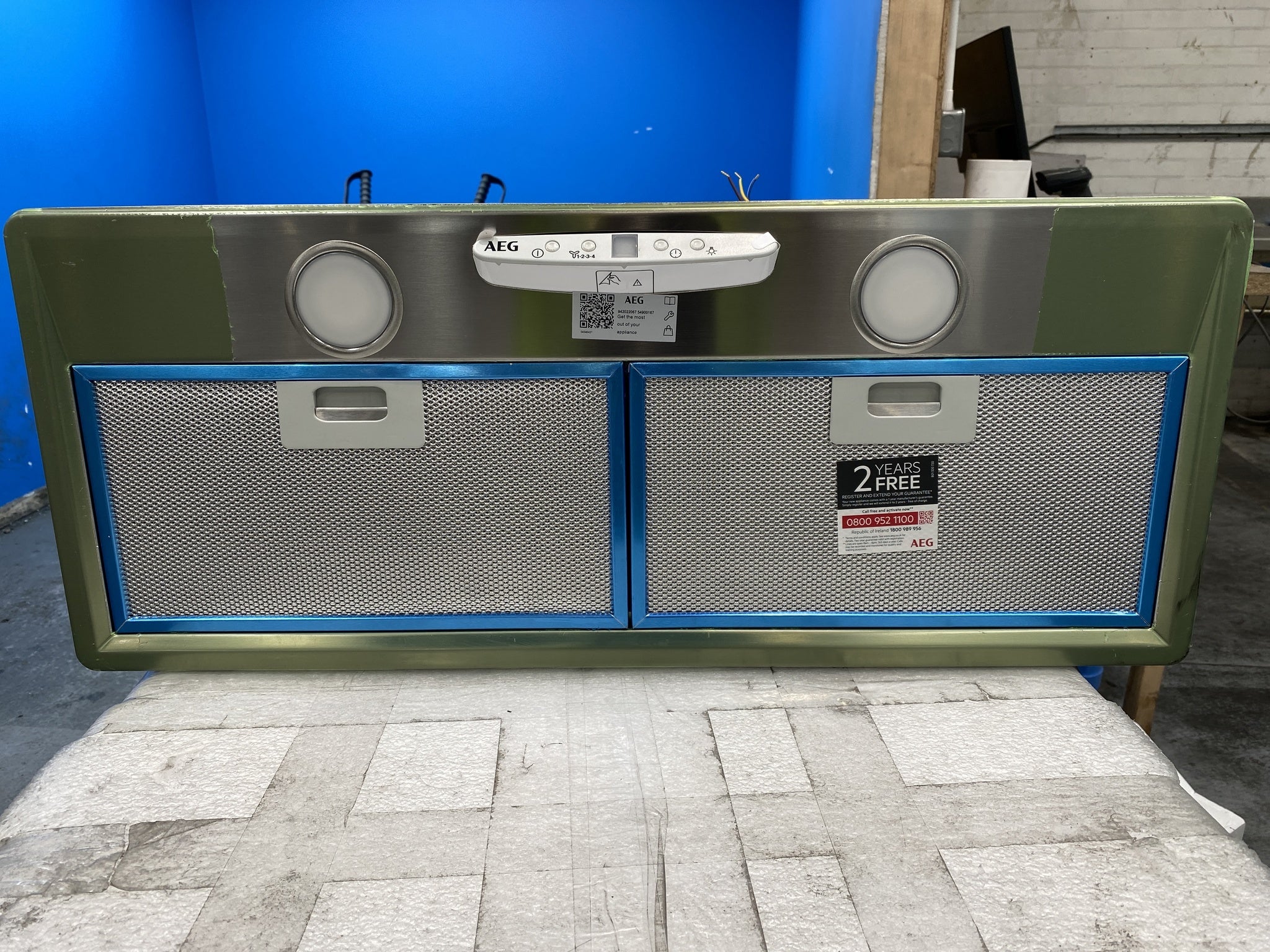 #GRC-158-202 - AEG DGB3850M Built-in 70cm 5000 ExtractionTech Canopy Cooker Hood