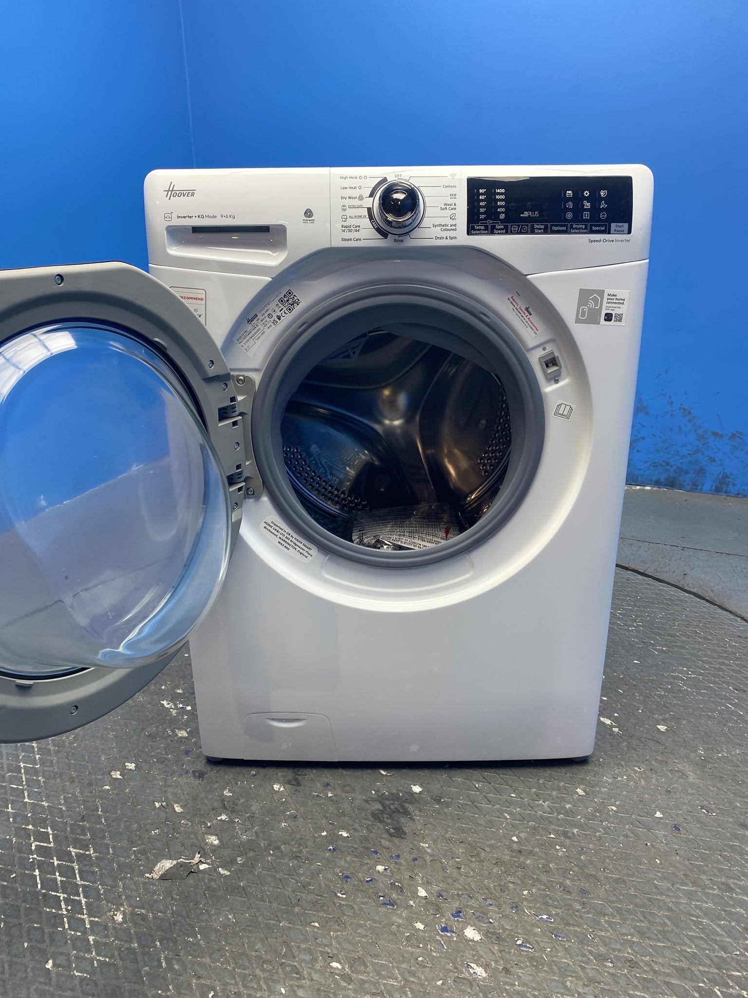Hoover H3DPS4966TAMB 9kg / 6kg 400 Spin Washer Dryer