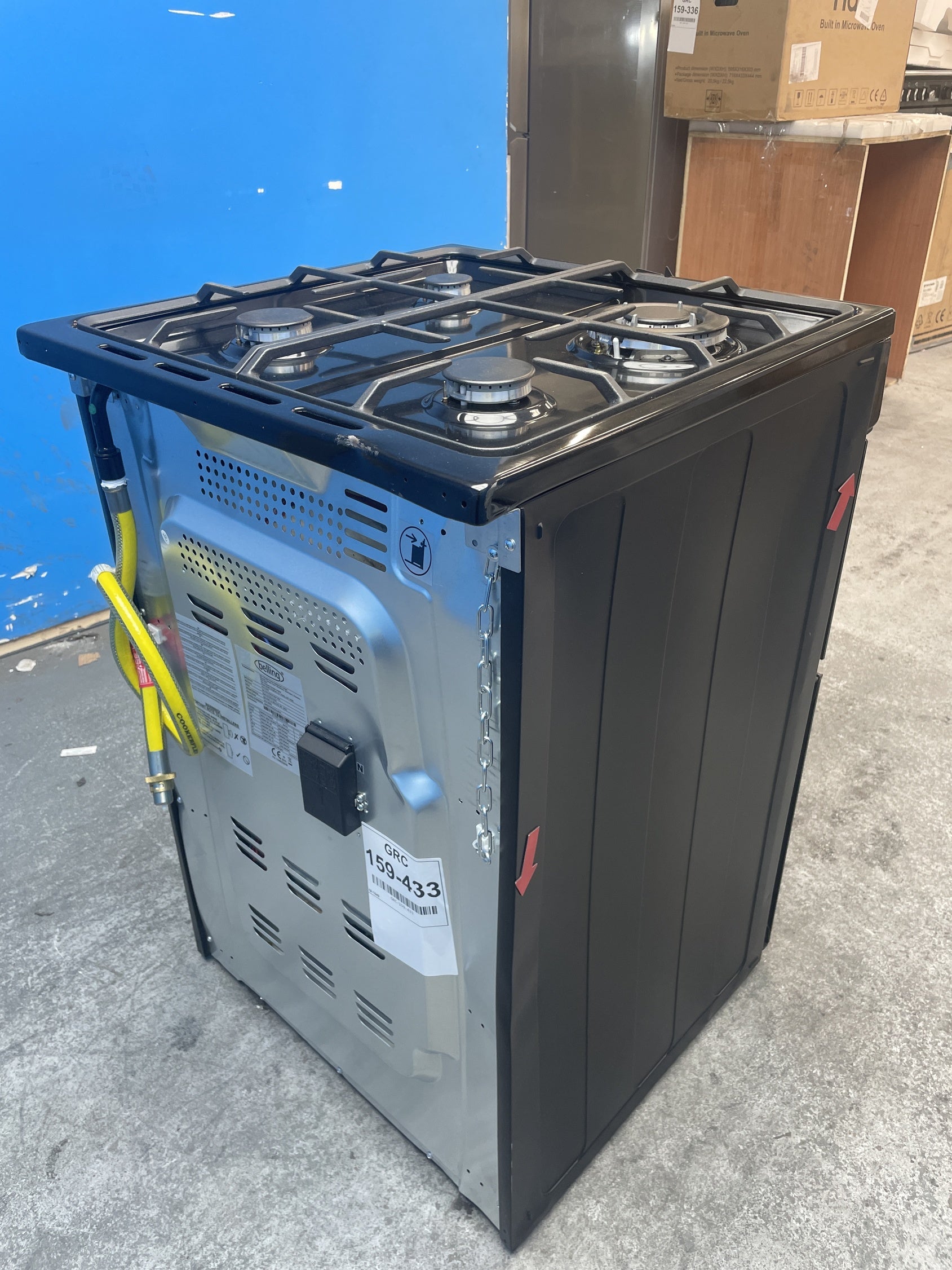 #GRC-159-433 - Belling Vision 60cm Dual Fuel Cooker with Double Oven
