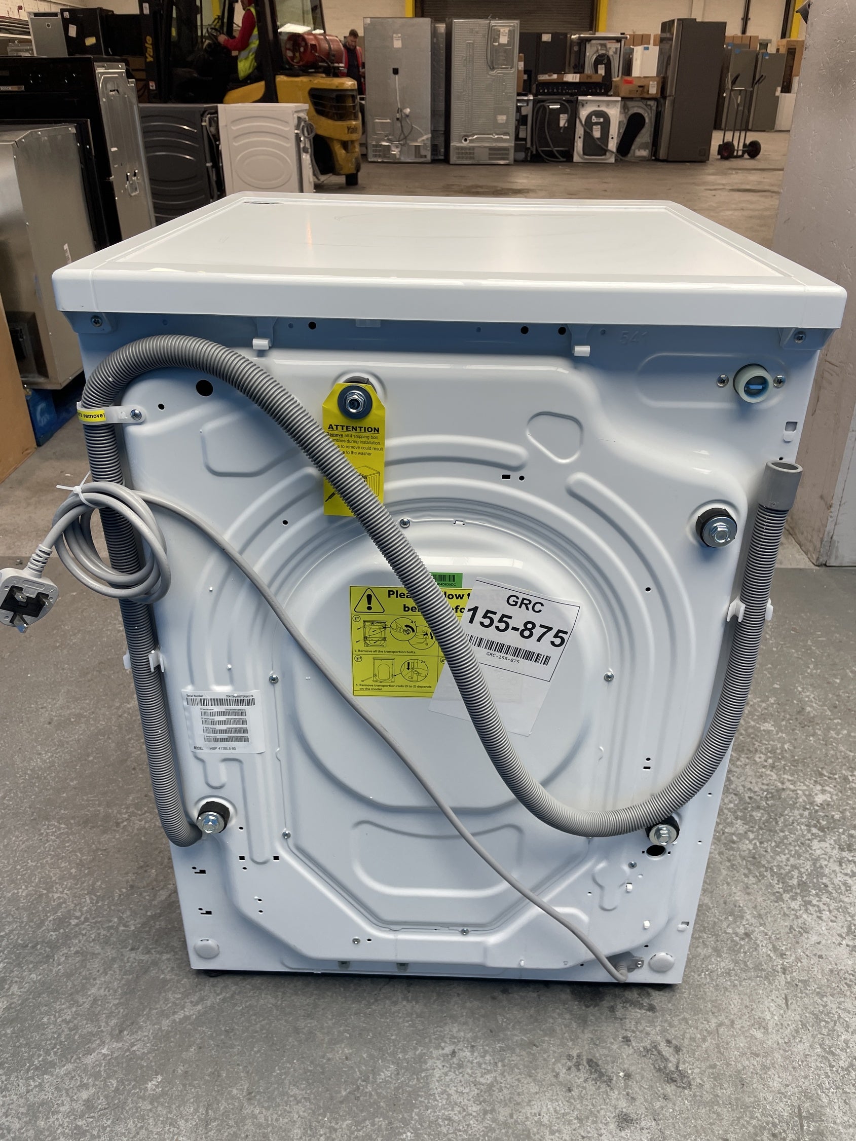 #GRC-155-875 - Hoover HBP 413BL8-80 Pro Wash Series 5 13kg 1400rpm Washing Machine