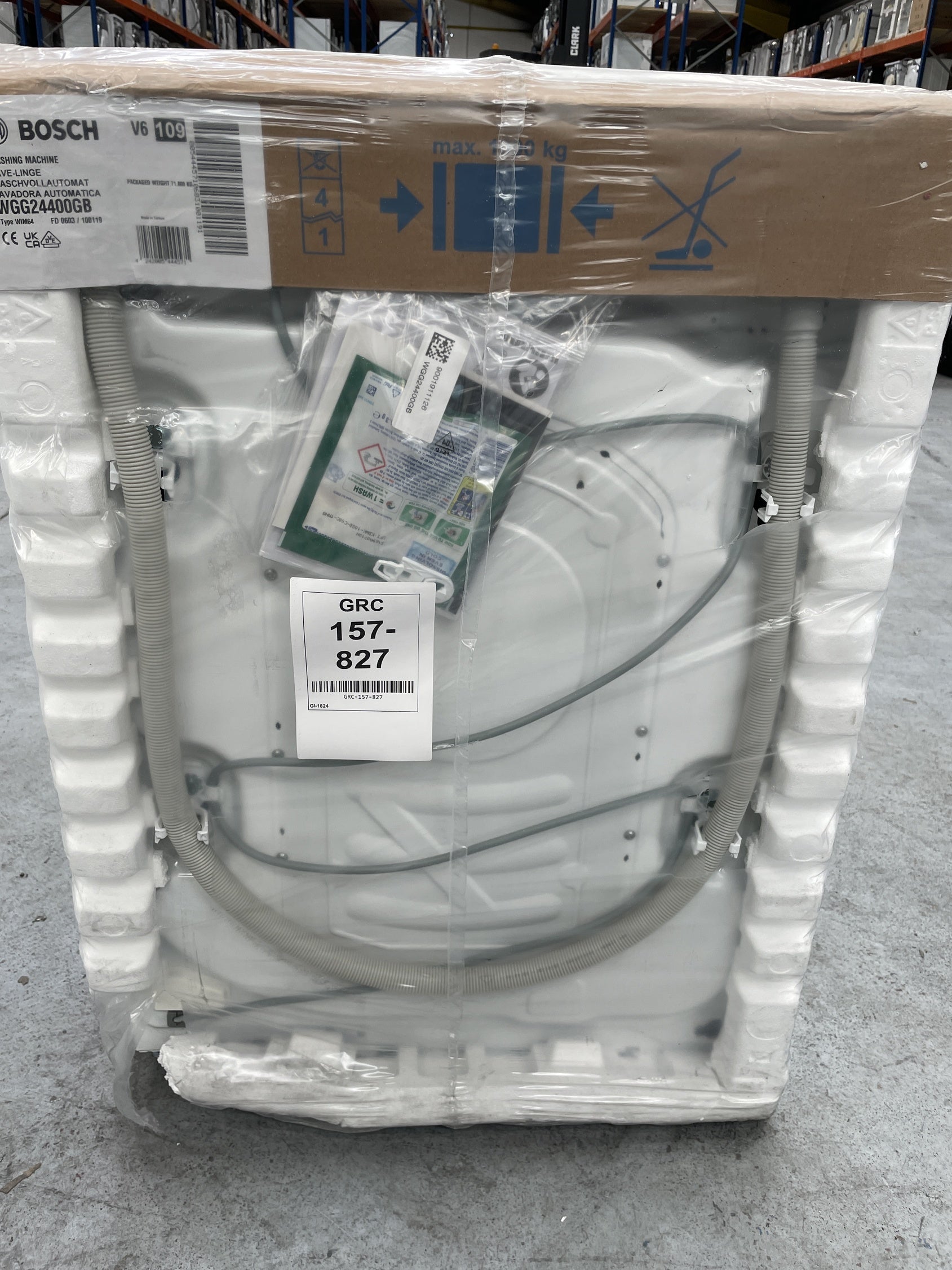 #GRC-157-827 - Bosch WGG24400GB Series 6 9kg 1400 Spin Washing Machine