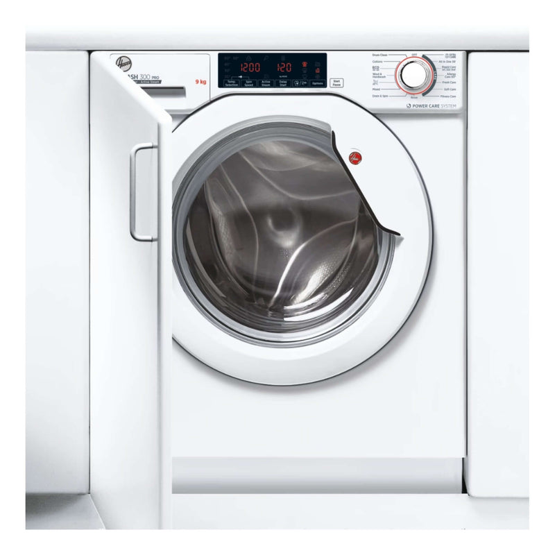 Hoover HBWOS69TAME 9kg 1600 Spin Built In Washing Machine - White - Renew 2 U