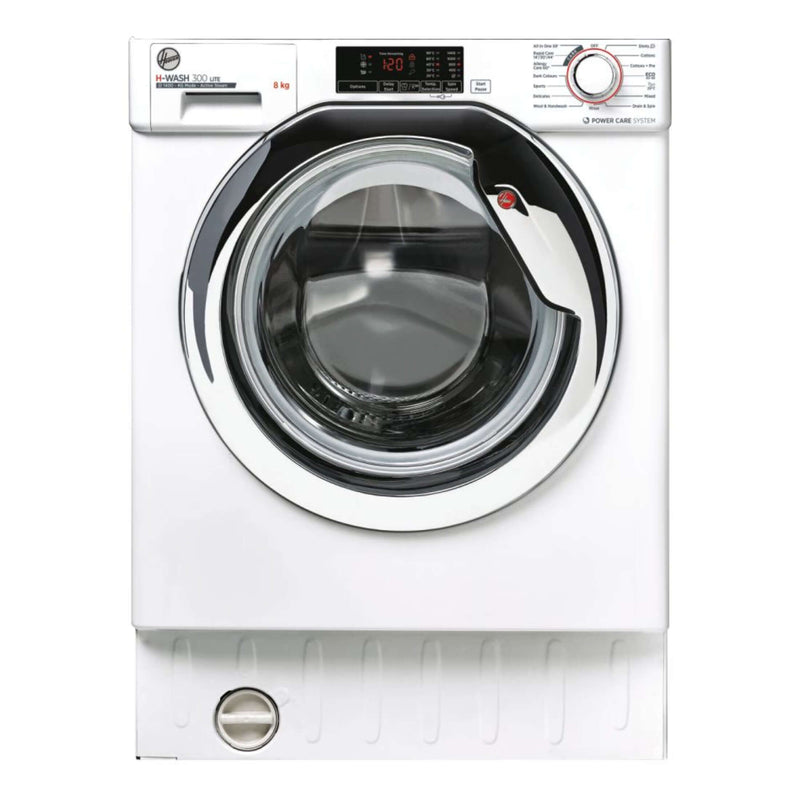 Hoover HBWS48D1ACE Built In 8kg 1400 Spin Washing Machine - White - Renew 2 U
