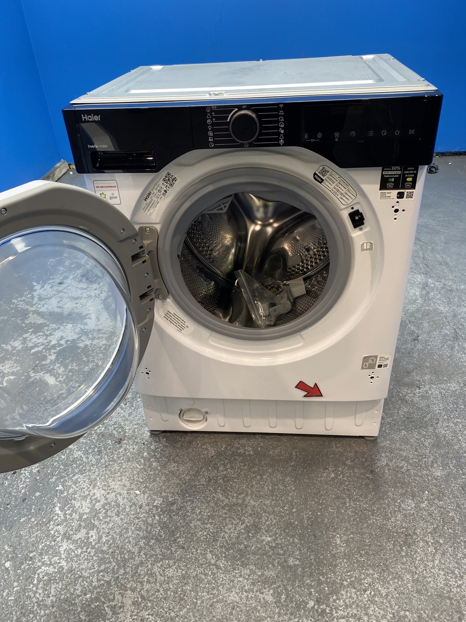 #GRC-156-376 - Haier Series 6 BHA6S696M6DB9-80 9/6kg 1600rpm Integrated Washer Dryer