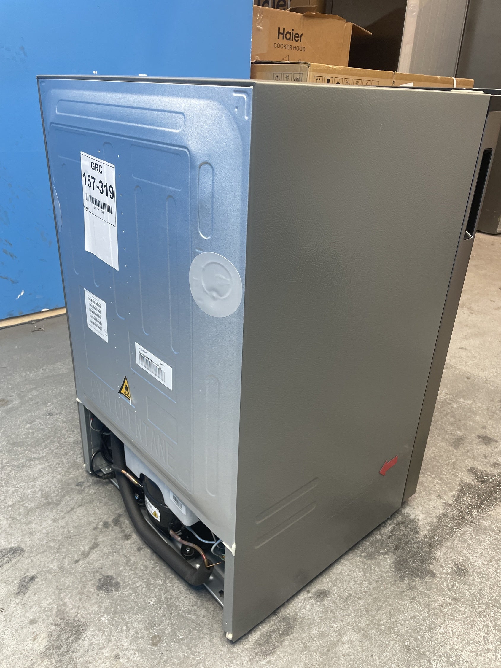 #GRC-157-319 - Hoover HONLQ2S58EXK H-FRIDGE 300 Mini 129L Undercounter Fridge