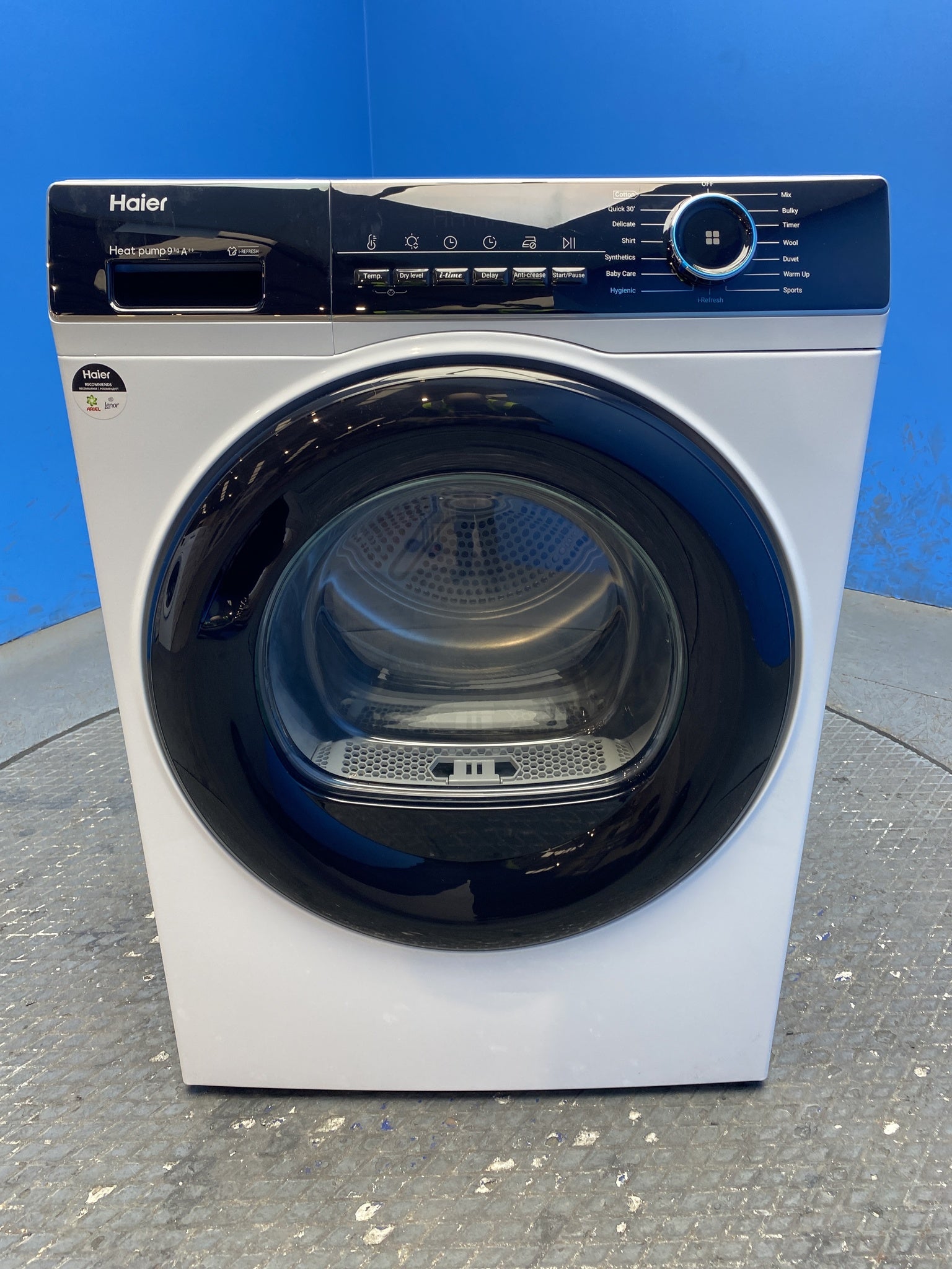 Haier HD90-A2939 Series 3 9kg Heat Pump Tumble Dryer