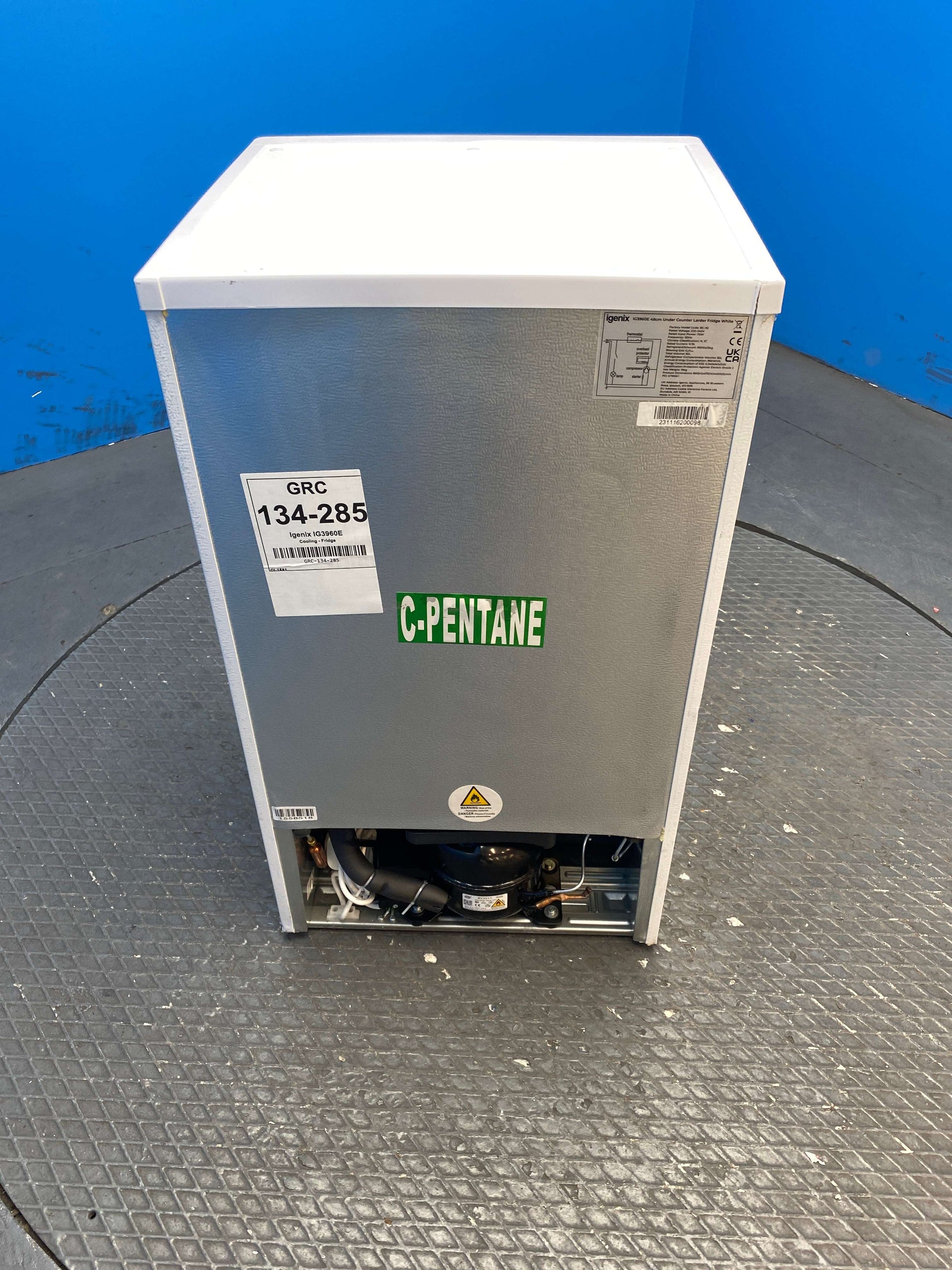 Igenix IG3960E 92 Litre Under Counter Larder Fridge