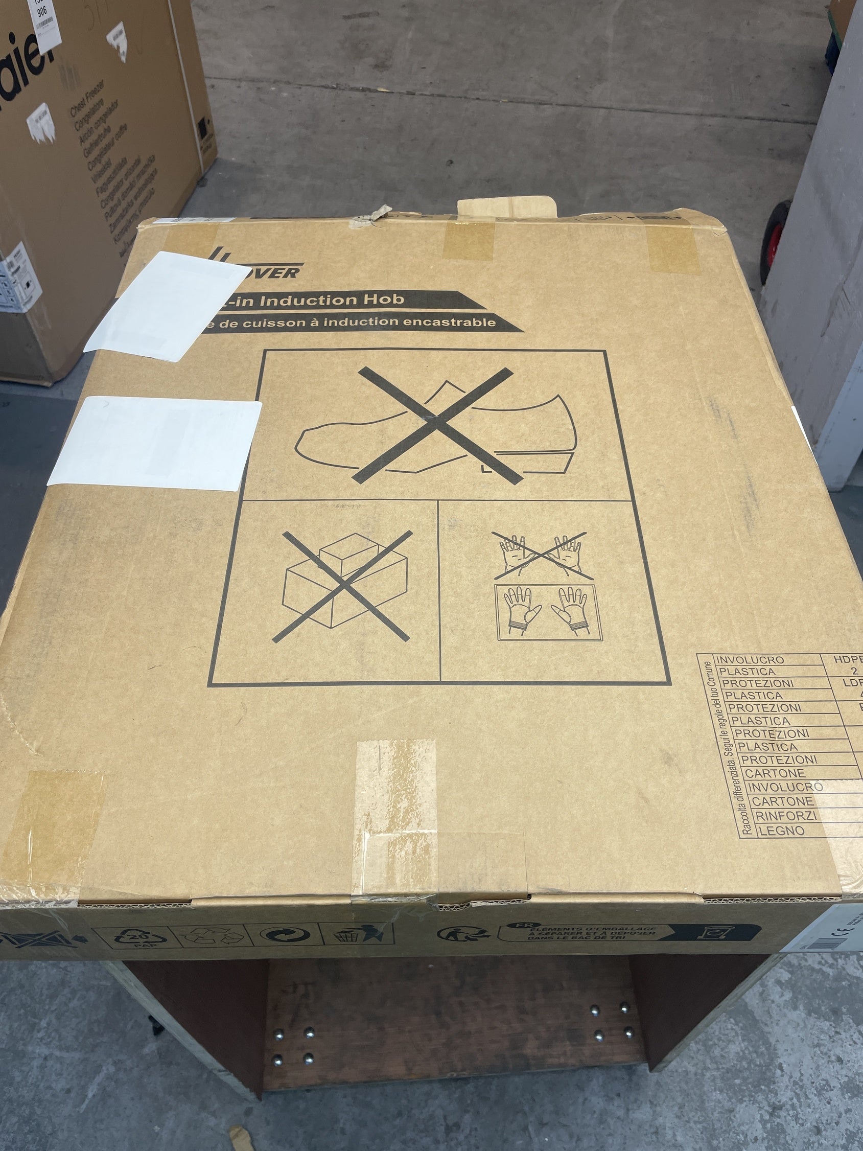 #GRC-157-265 - Hoover HI642BCB 60cm 4-Zone Induction Hob with Touch Controls