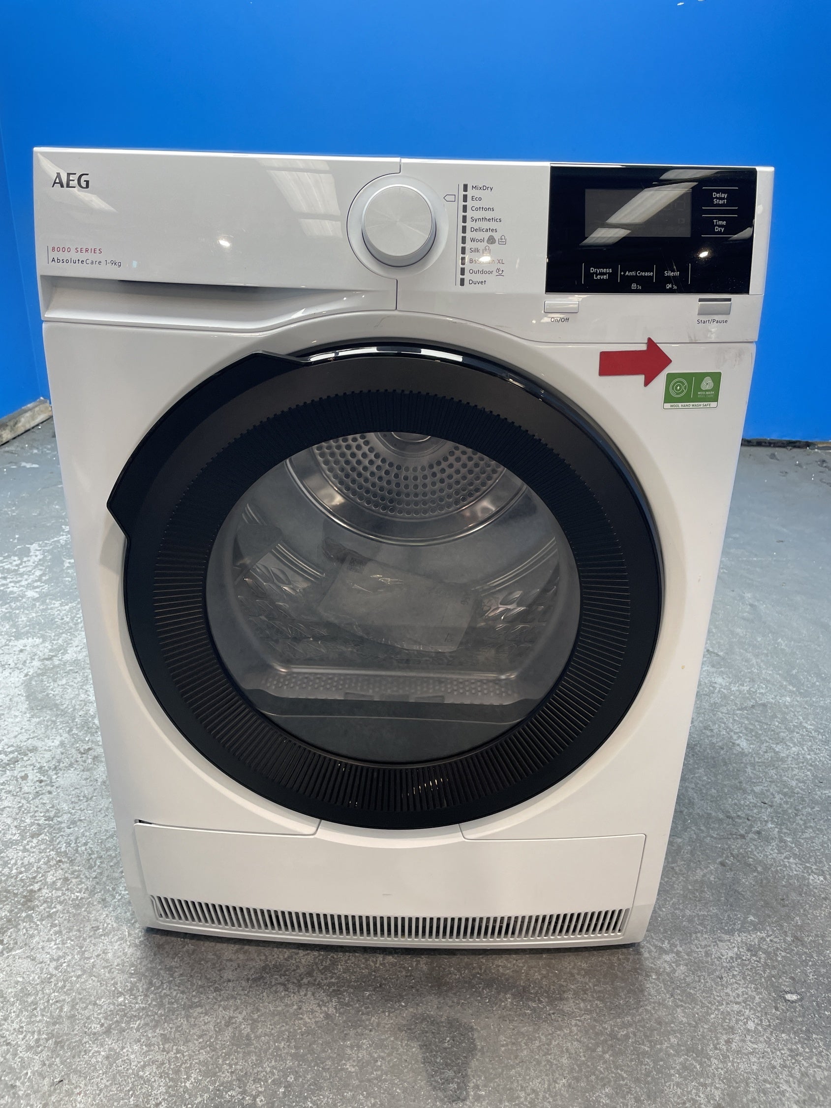 #GRC-158-255 - AEG 8000 Series TR819A4B AbsoluteCare 9kg Heat Pump Tumble Dryer