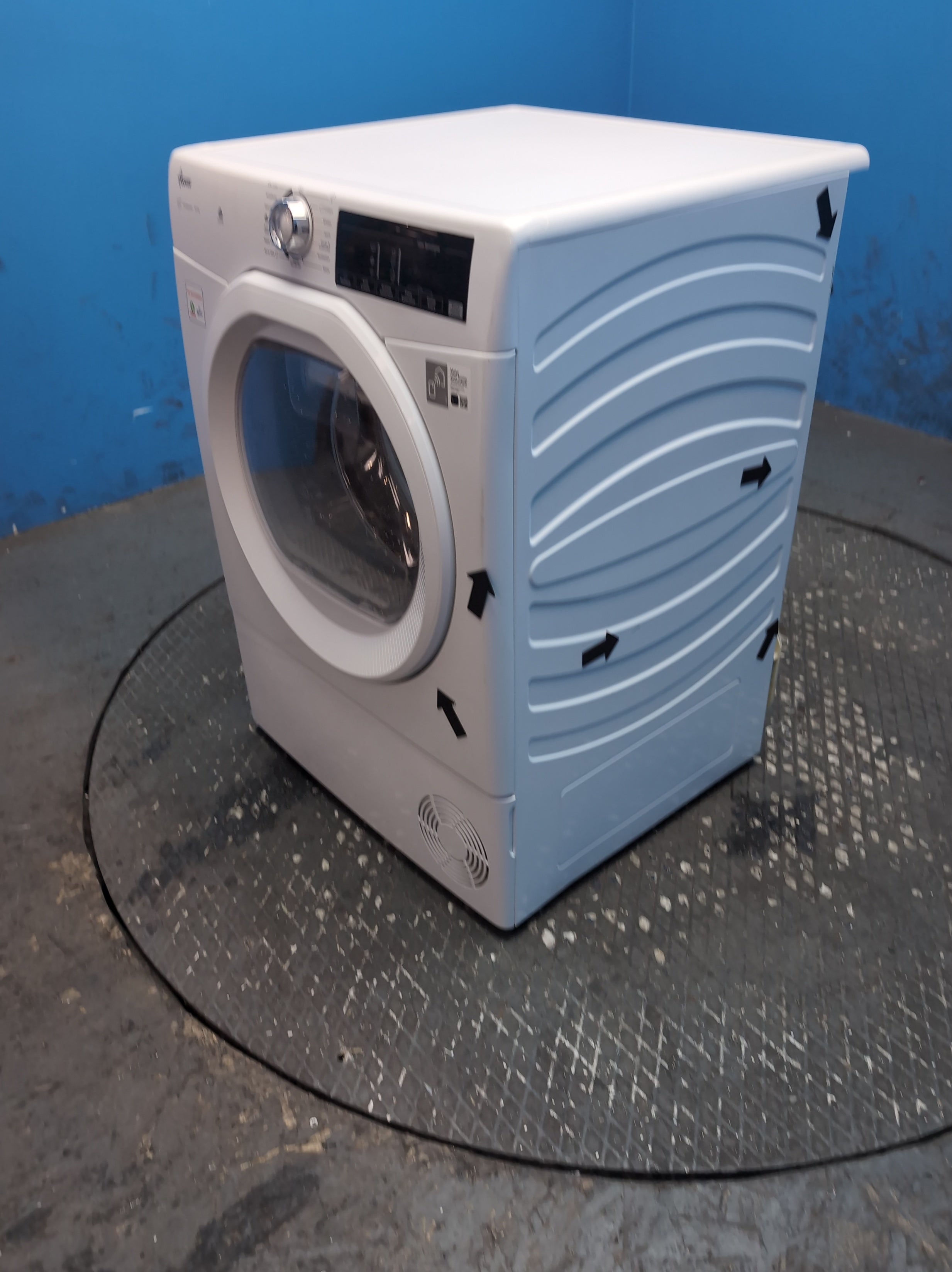 #GRC-163-655 - Hoover 10kg Condenser Tumble Dryer – Sensor Drying, White, B Energy Rating