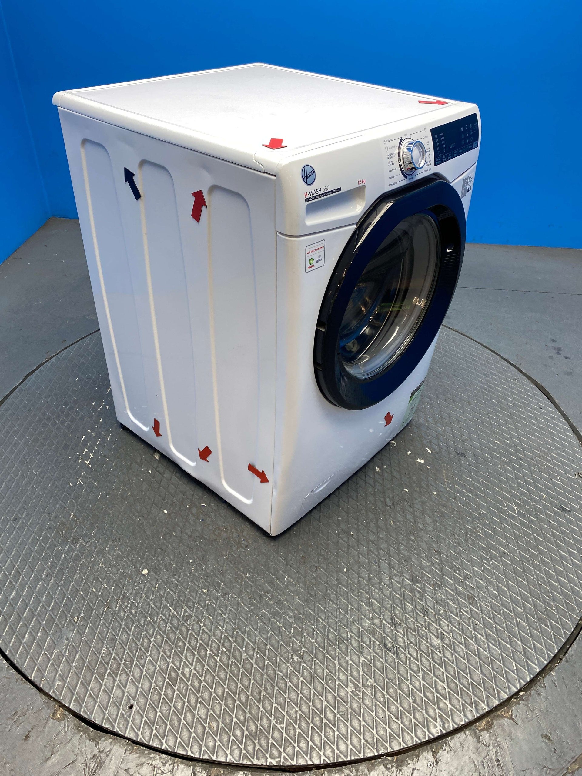 Hoover H3WPS4126TAMB580 12kg 1400 Spin Washing Machine