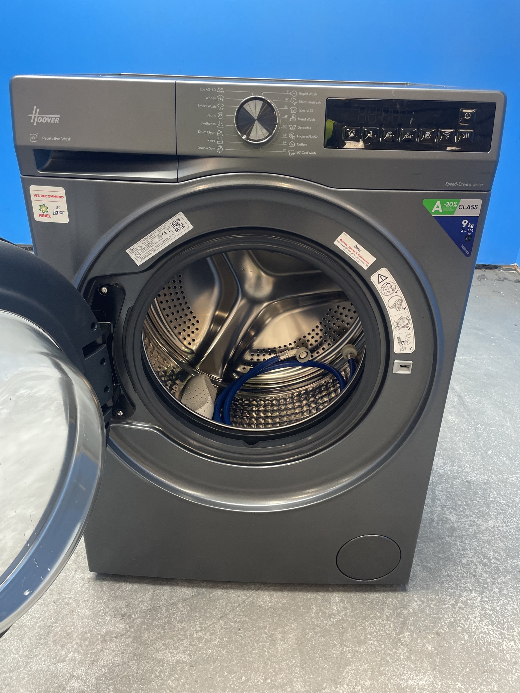 #GRC-159-524 - Hoover Pro Wash Series 3 HBR 49SBL8G-80 9kg 1400 rpm Washing Machine