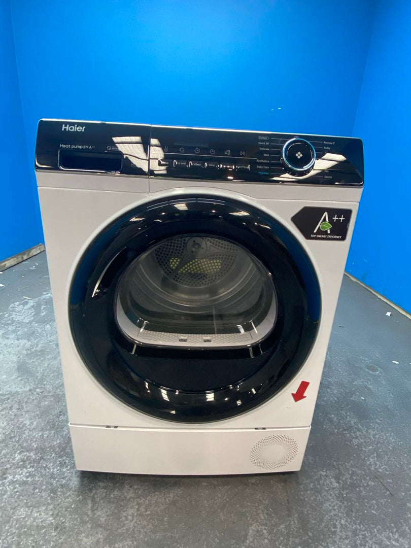 #GRC-161-765 - Haier HD80-A2939 I-Pro Series 3 8kg Heat Pump Tumble Dryer