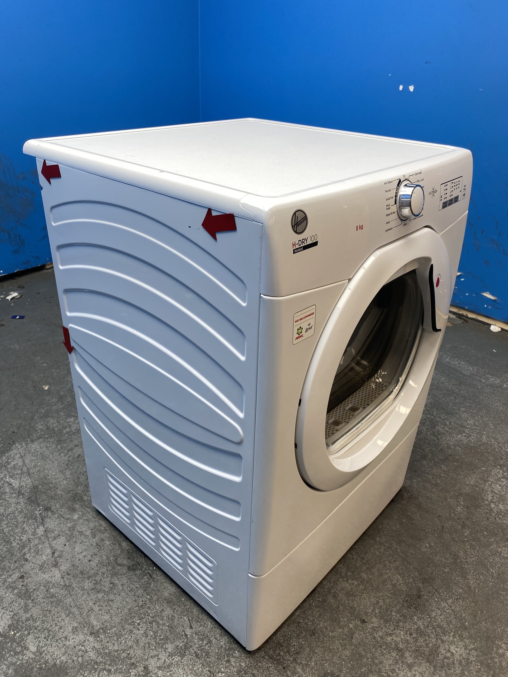 #GRC-159-257 - Hoover H-DRY 300 HLE V8LG 8kg Vented Tumble Dryer