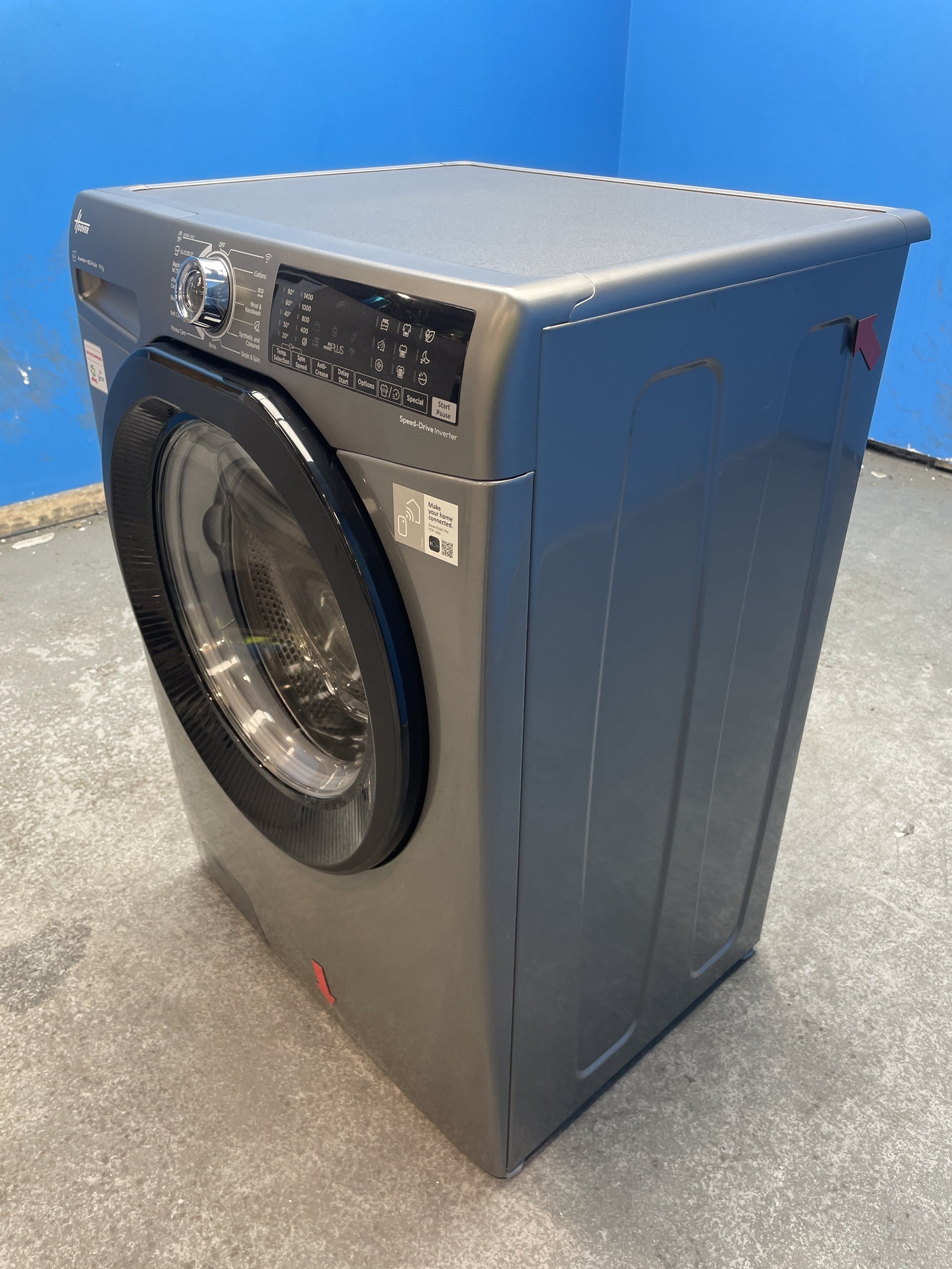 #GRC-158-353 - Hoover H3WPS496TAMBR680 9kg 1400 Spin Washing Machine