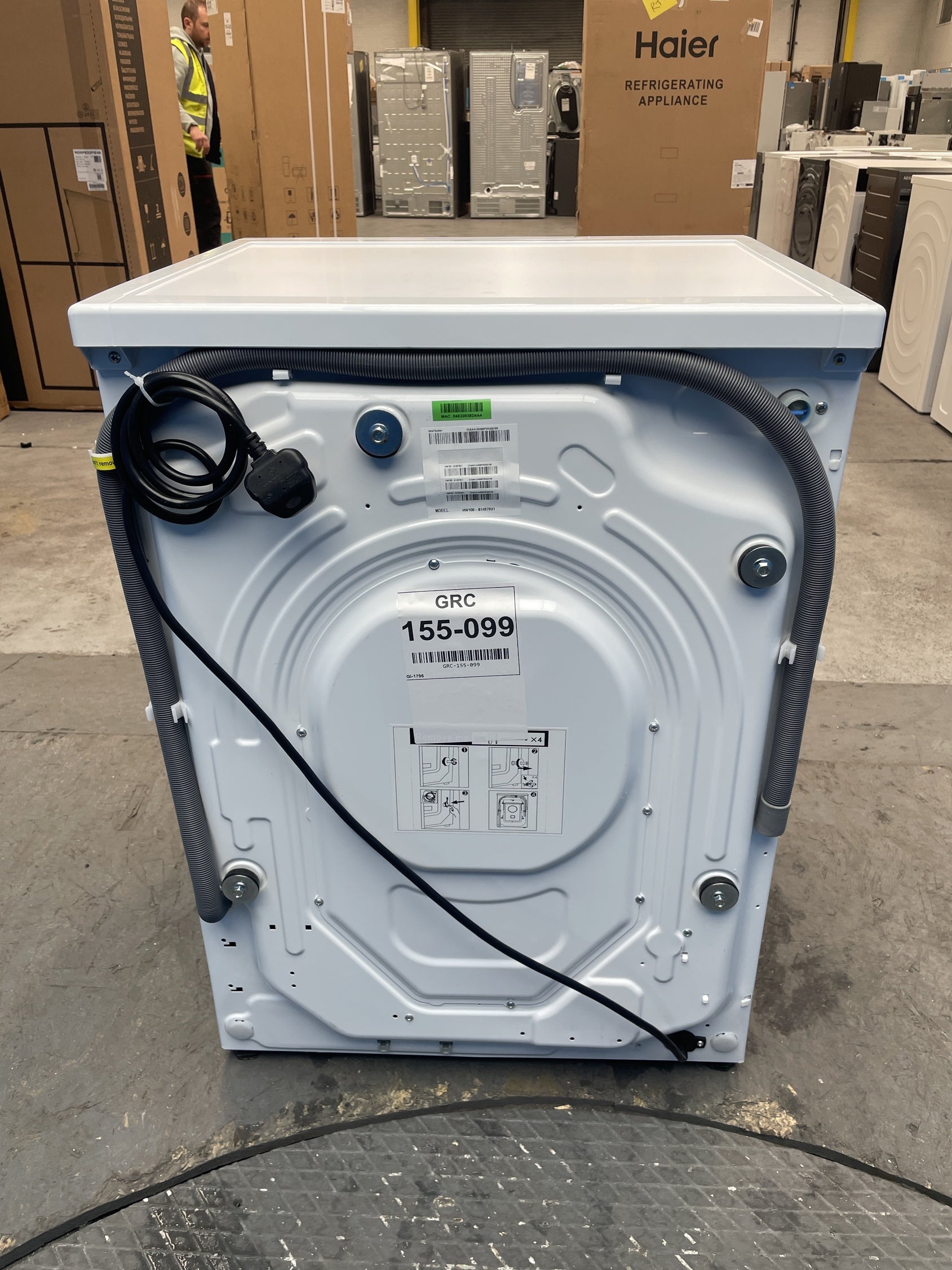 #GRC-155-099 - Haier HW100-B14979U1 I-Pro Series 7 Plus 10kg 1400rpm Washing Machine