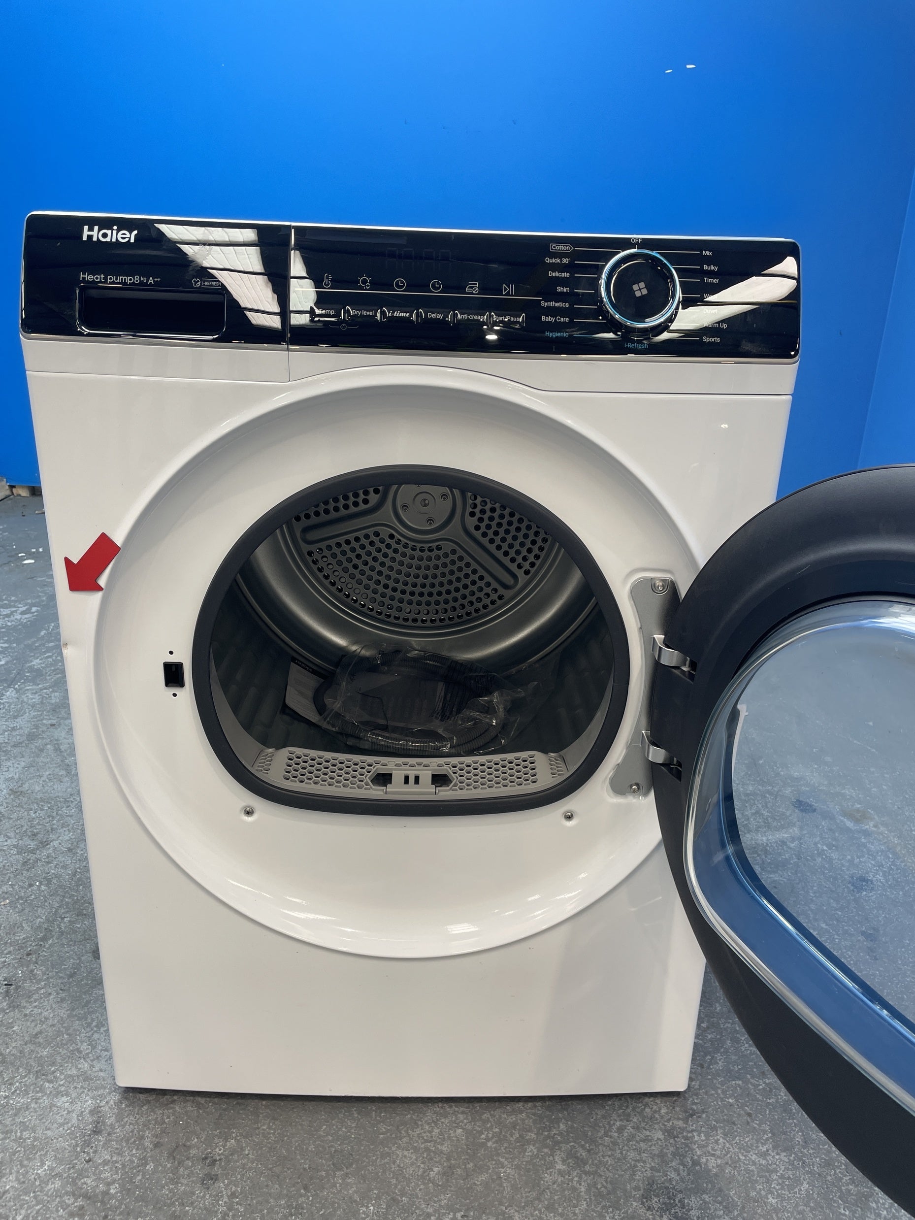 #GRC-159-026 - Haier HD80-A2939 I-Pro Series 3 8kg Heat Pump Tumble Dryer