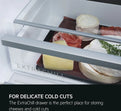 AEG 60/40 Frost Free 328L Fridge Freezer Silver D Rated