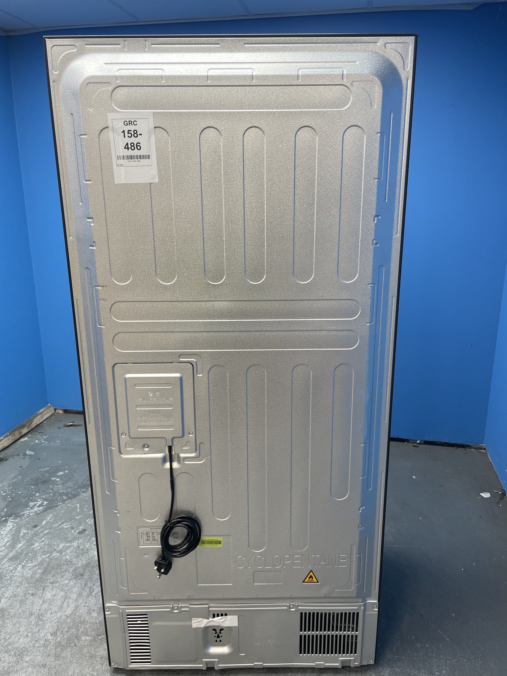 #GRC-158-486 - Hoover H-FRIDGE 700 HHCR3818EWPL 463 Litre American Style Fridge Freezer