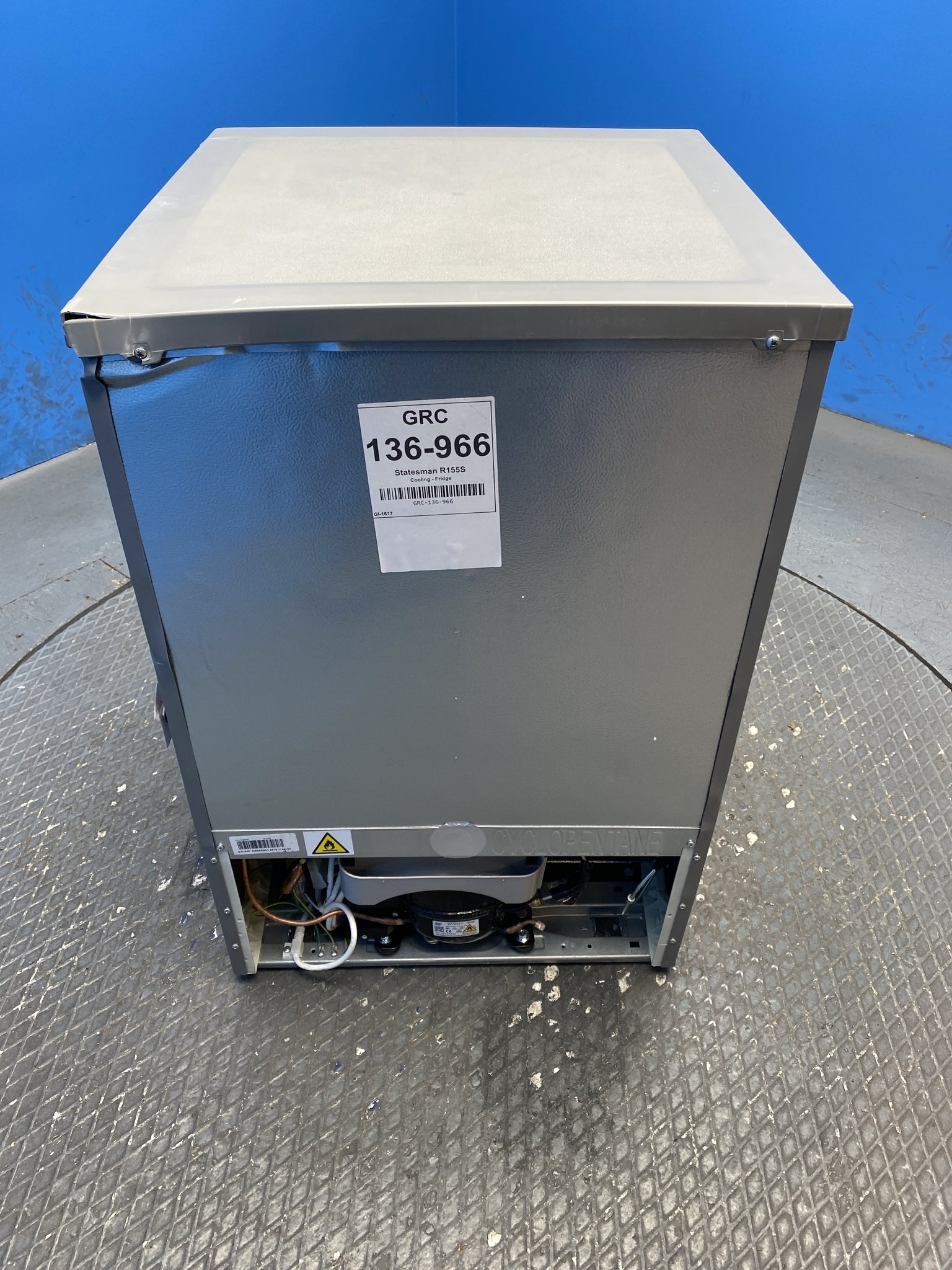 Statesman R155S 55cm Under Counter Fridge