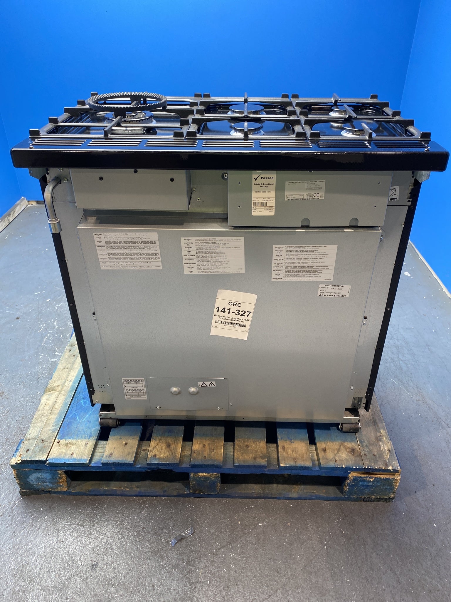 Rangemaster KCH90DFFSS/C Kitchener 90 Dual Fuel Range Cooker