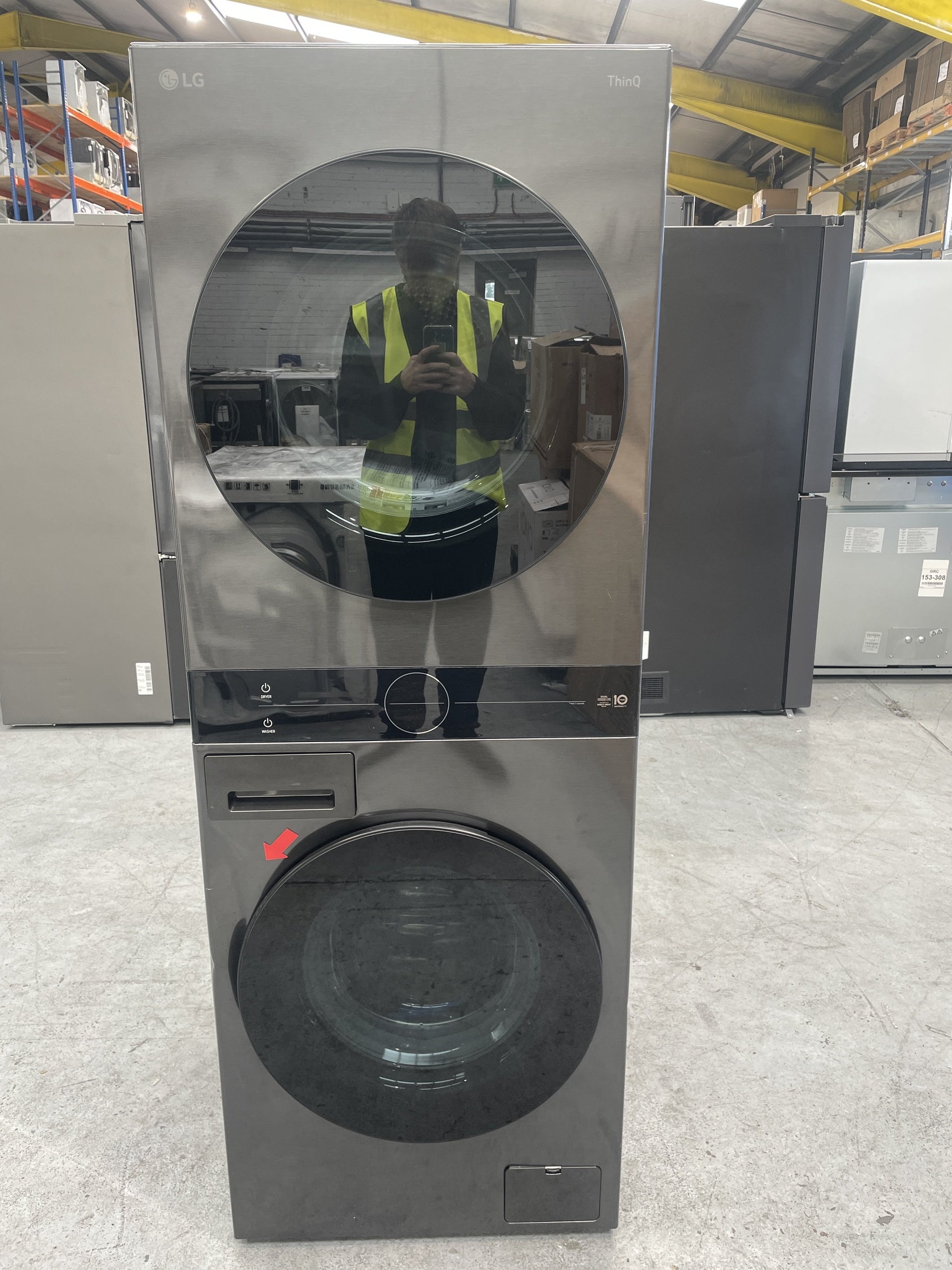 #GRC-157-222 - LG WT1210BBTN1 WashTower 12/10kg Washer Dryer