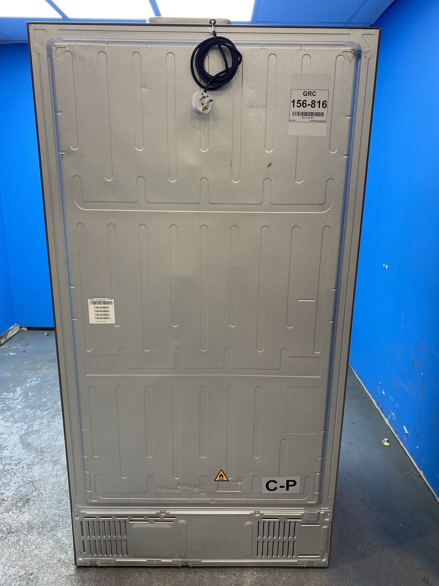 #GRC-156-816 - Hoover HHSWD918F1XK American Style Fridge Freezer