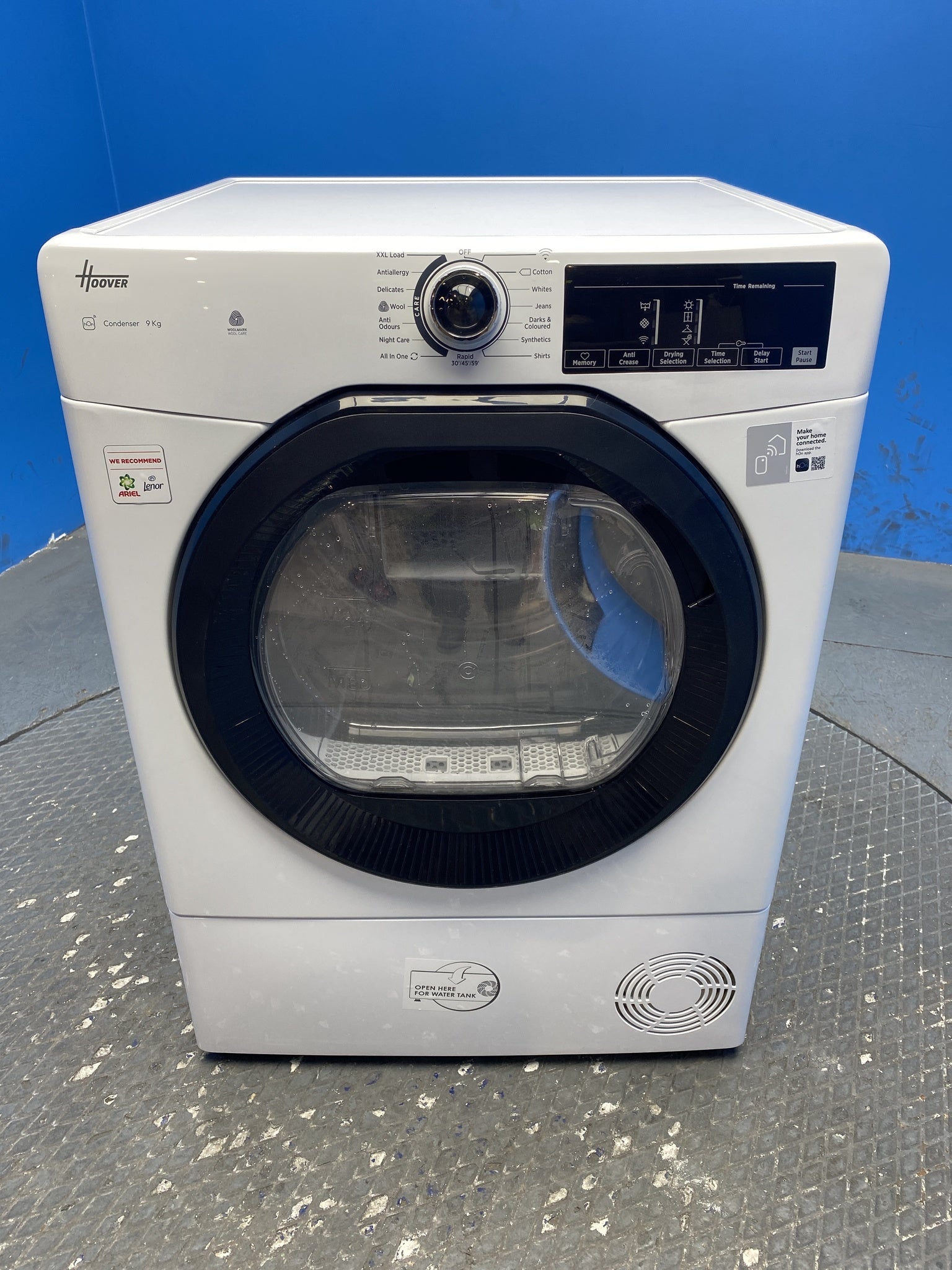 Hoover H-DRY 350 HREC9TBE-80 9kg Condenser Tumble Dryer
