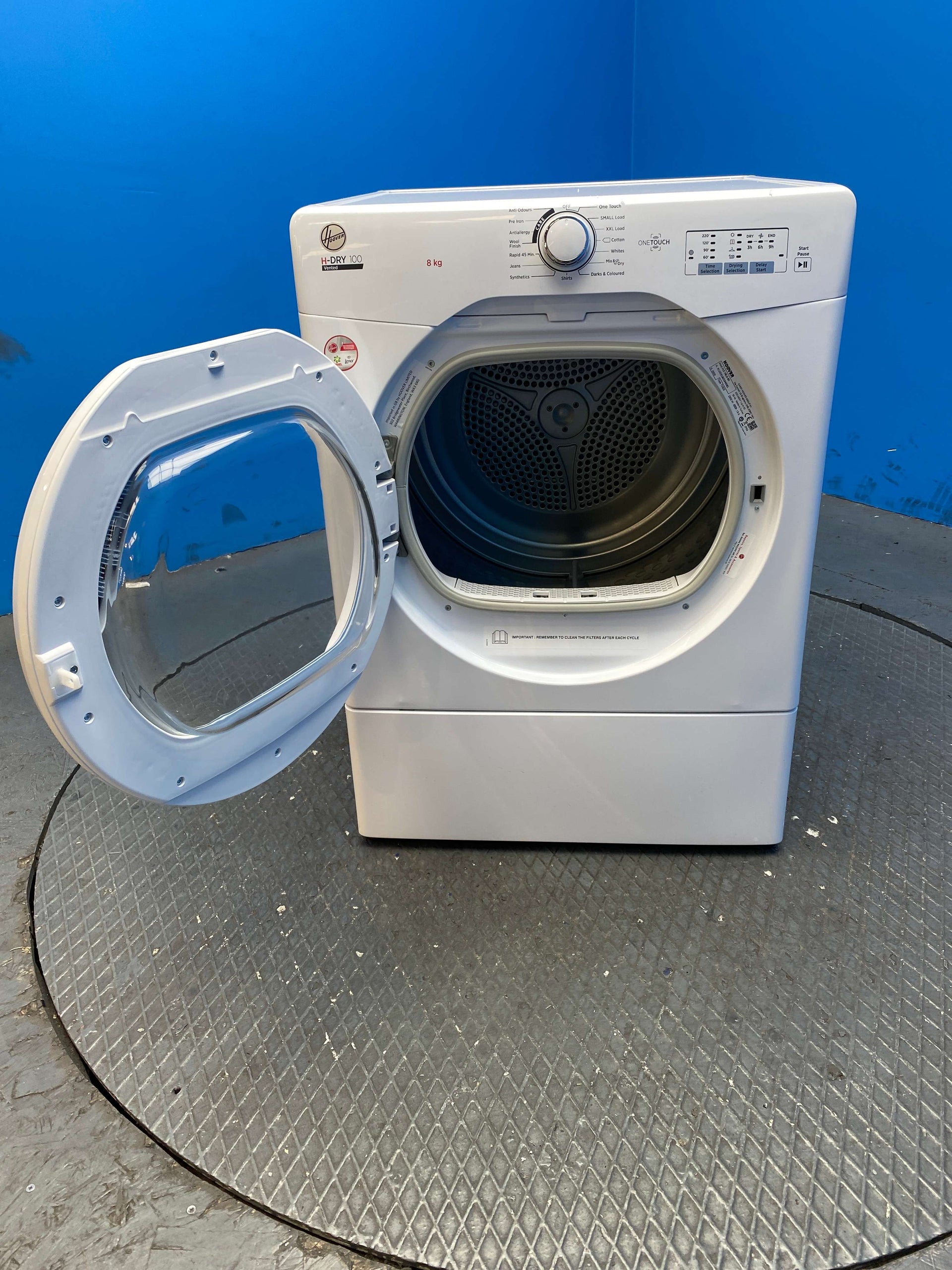 Hoover HLEV8LG 8kg Vented Tumble Dryer