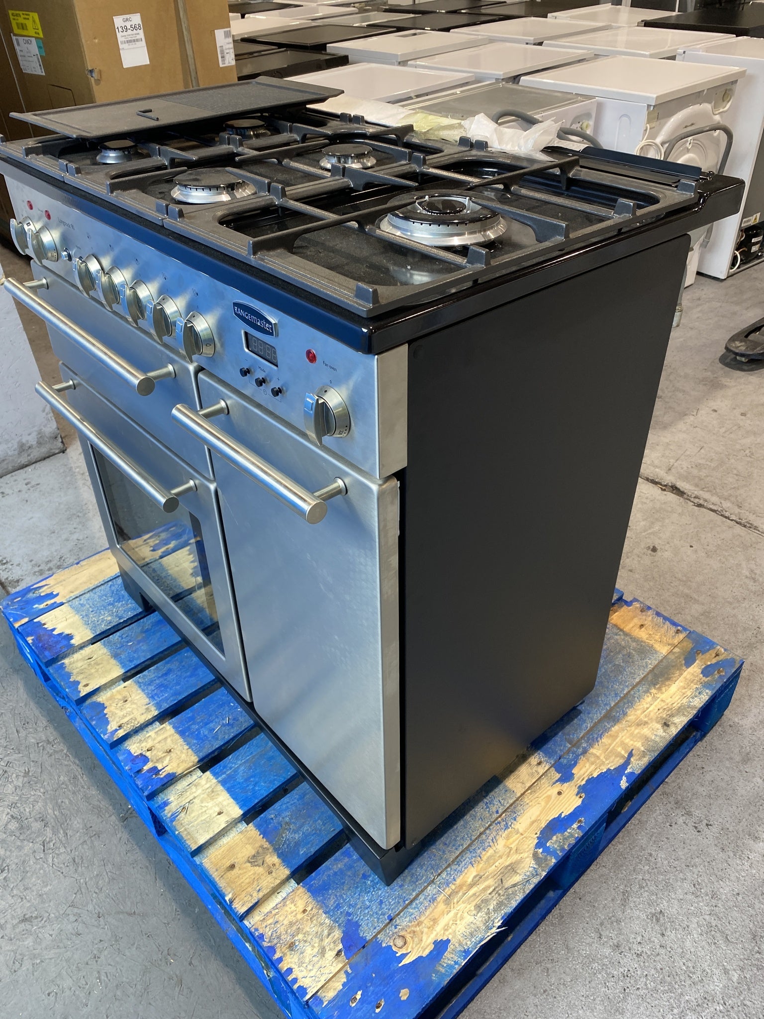 Rangemaster Longstock Deluxe 90cm Dual Fuel Range Cooker