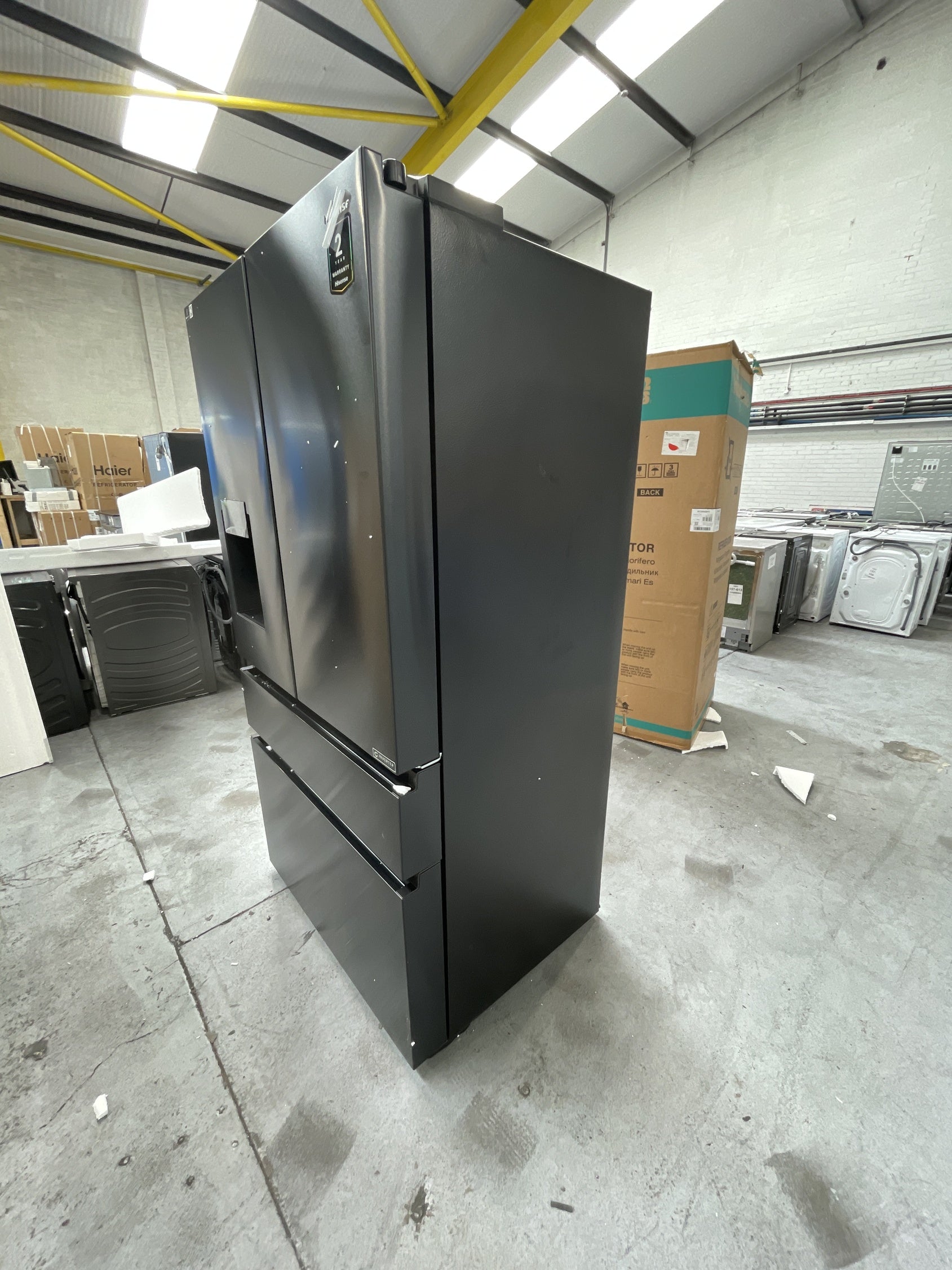 #GRC-157-214 - Hisense RF728N4SBFE PureFlat French Door Fridge Freezer